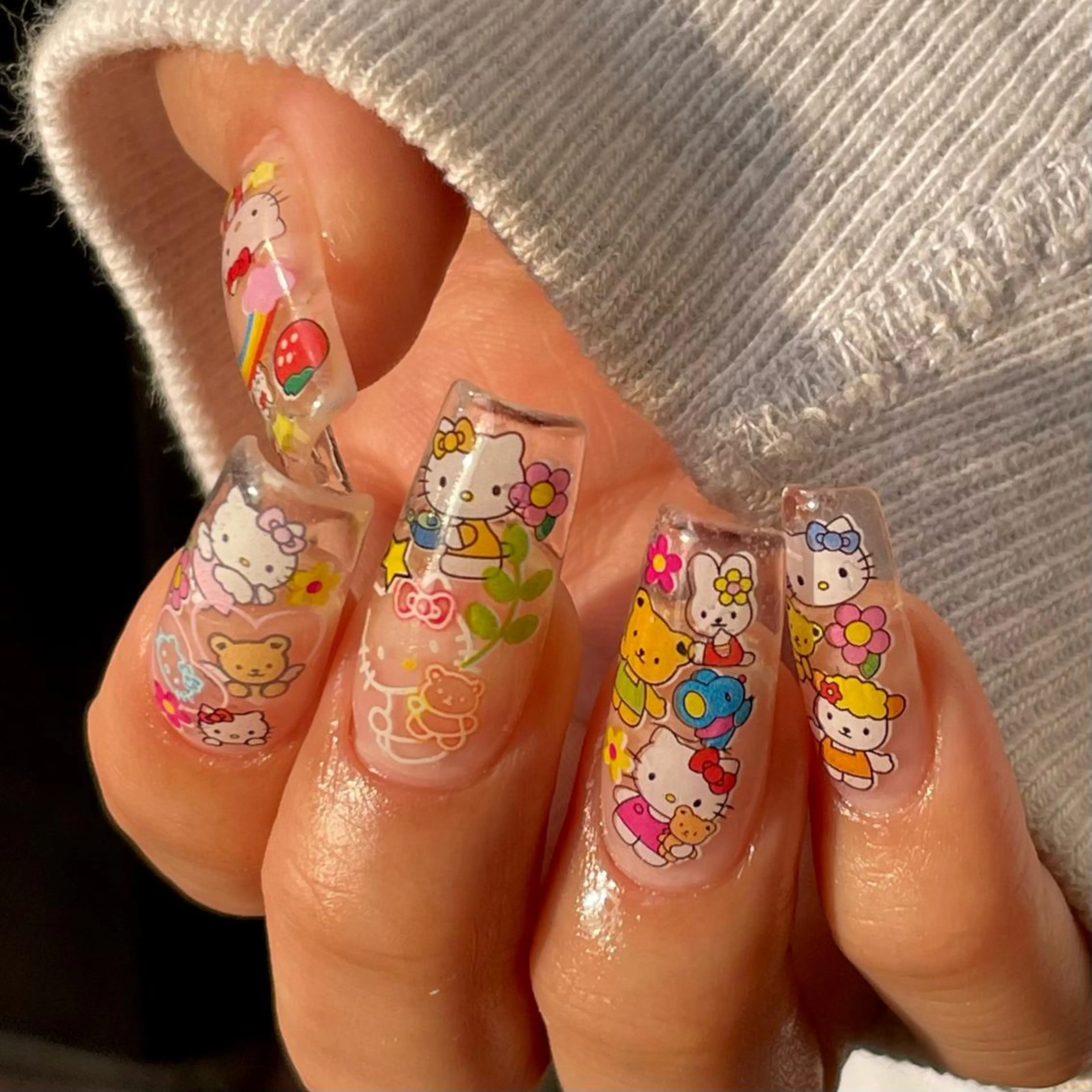 ネイル クリアネイル ハンドネイル ハンドケア MIDORI 個性派/海外ネイルのネイルデザイン