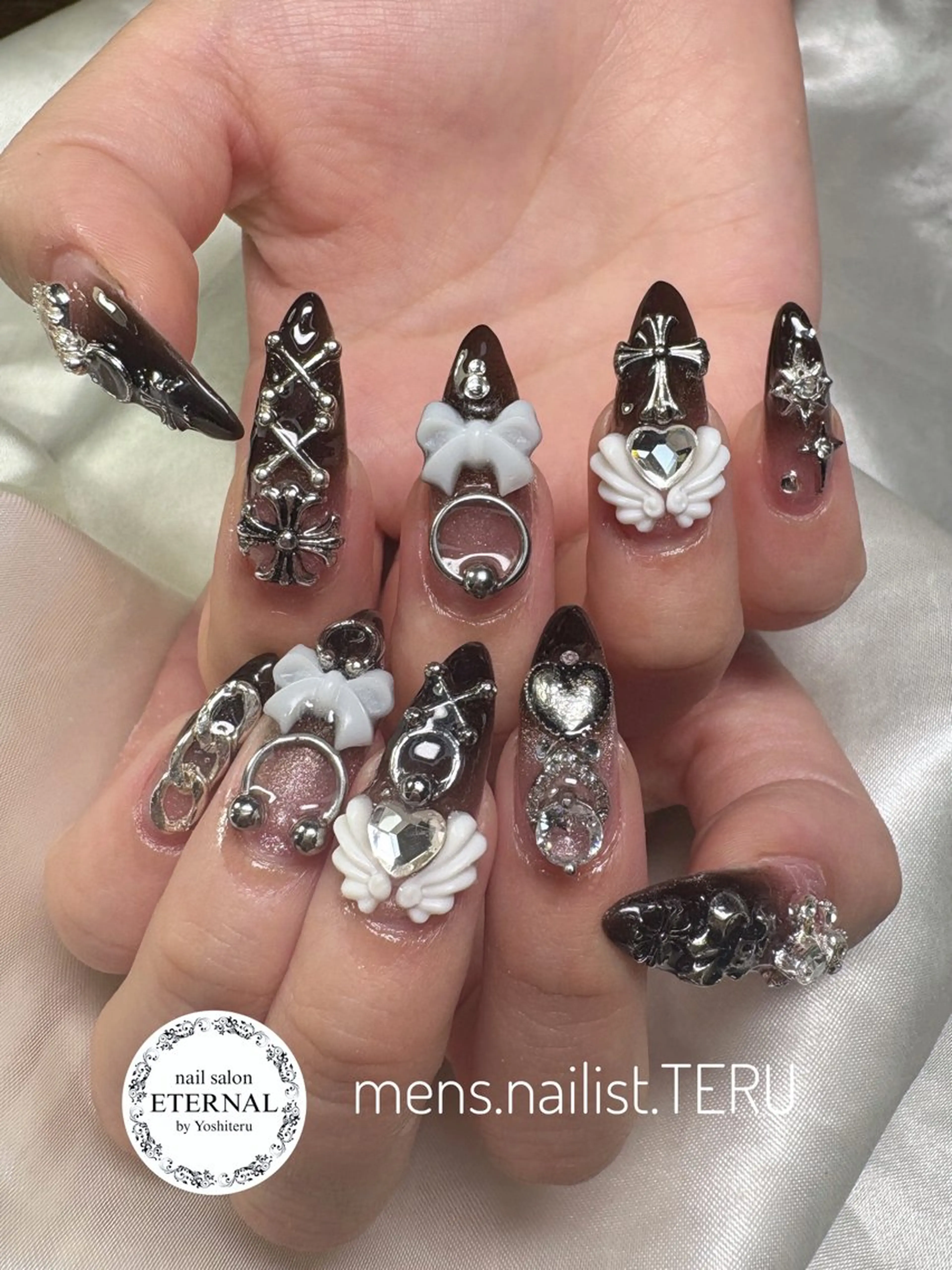 ネイル メンズネイル ピンク nail salon ETERNAL所属・nailsalon ETERNALのネイルデザイン