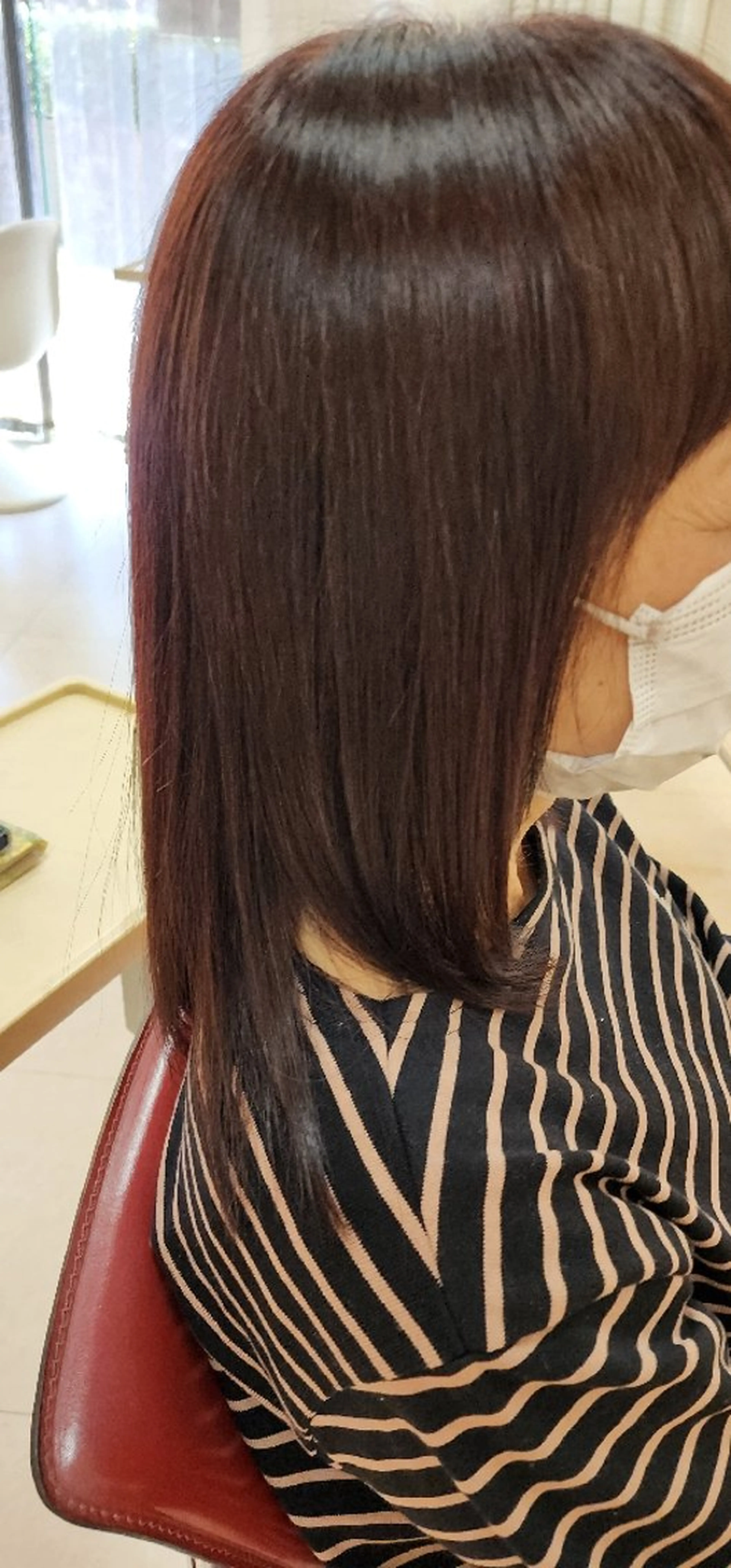 セミロング カラー 髪質改善 hairmake Juinのヘアスタイル