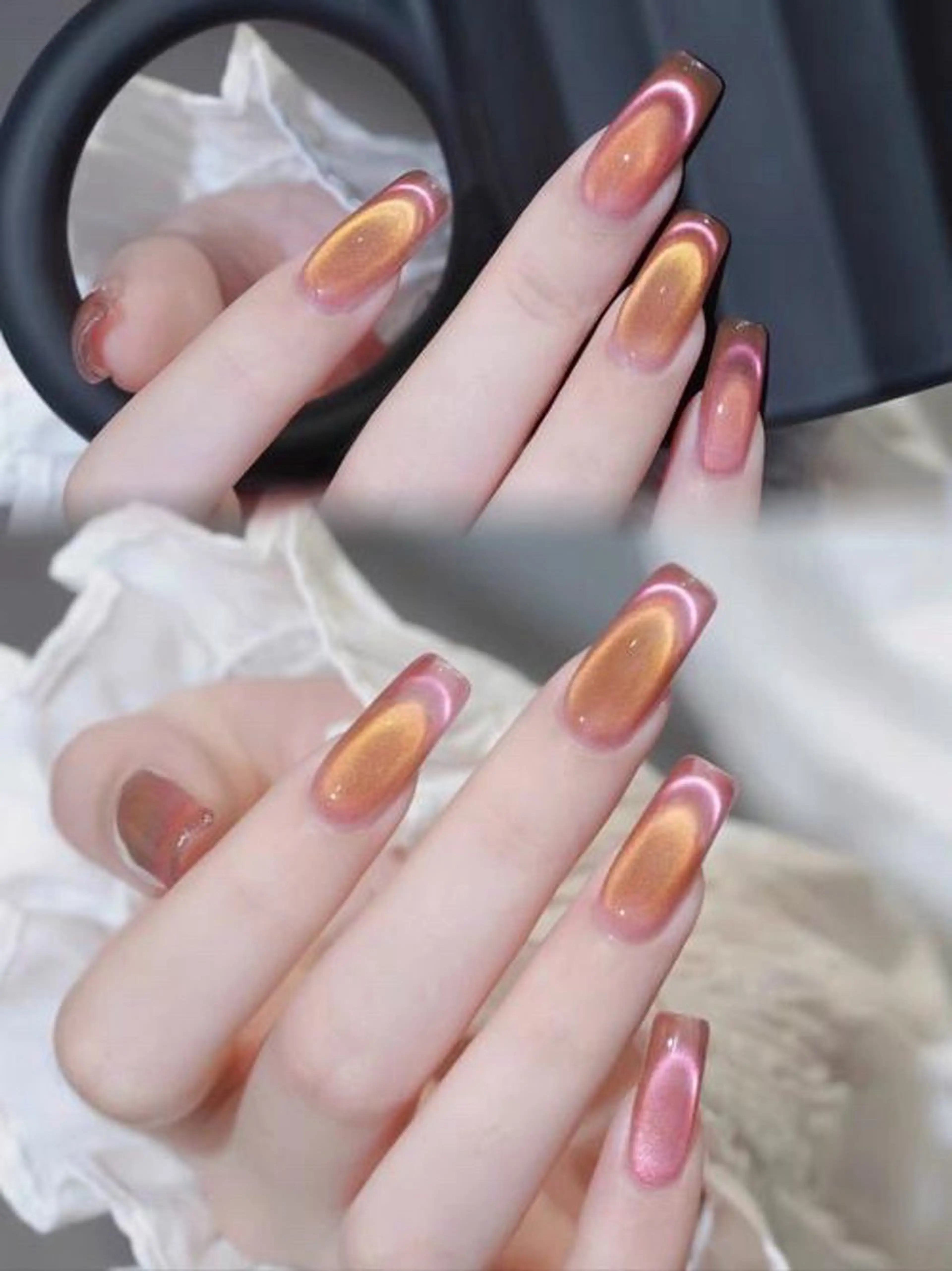 💓💅✨マグネット✨人気のマグネットネイル（キャッツアイ）✨500色以上のキャッツアイカラーをご用意しております♪の写真