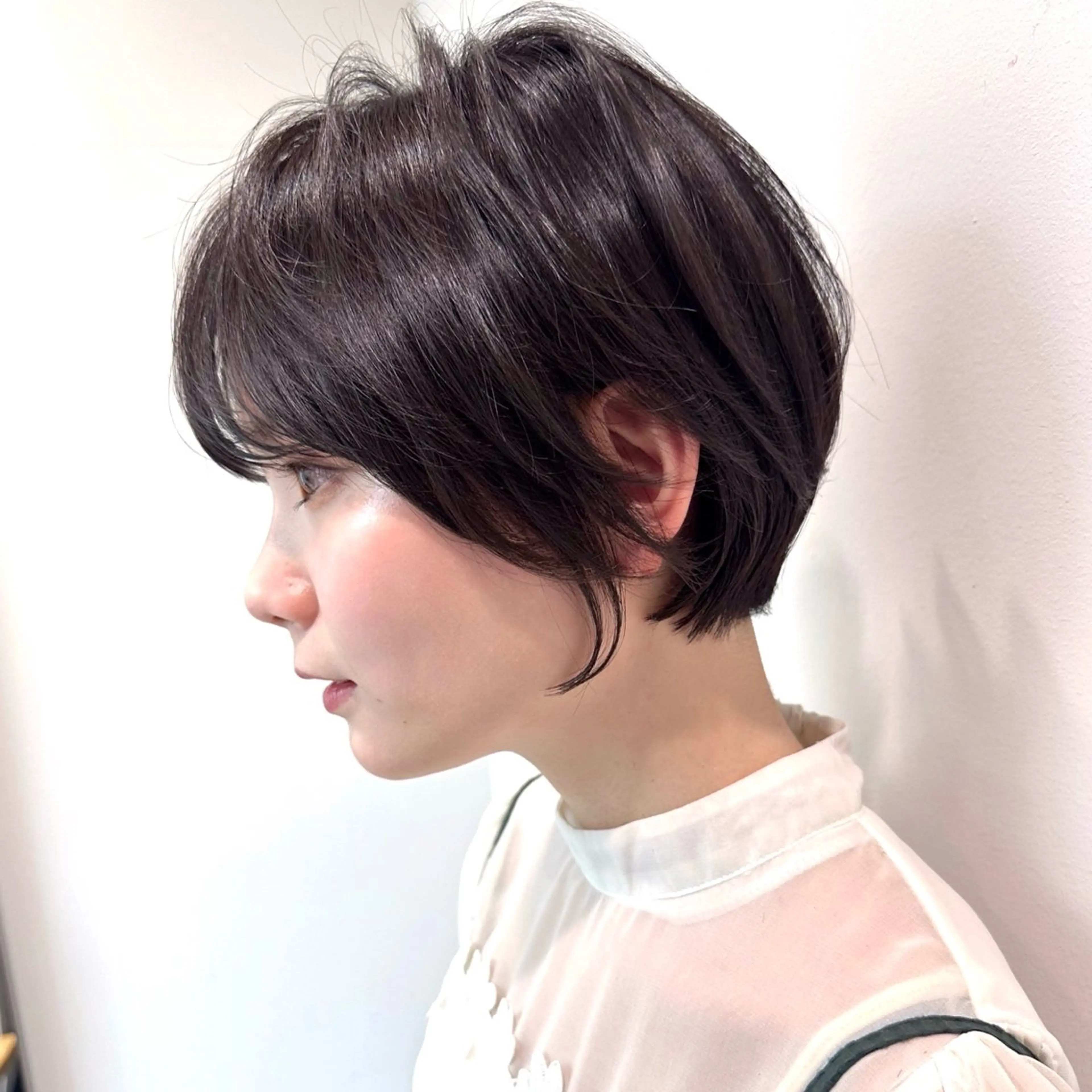 ショート カラー ショートボブ ボブ ショートヘア カット ヘアカラー トリートメント take/ショート& レイヤーカット/銀座のヘアスタイル