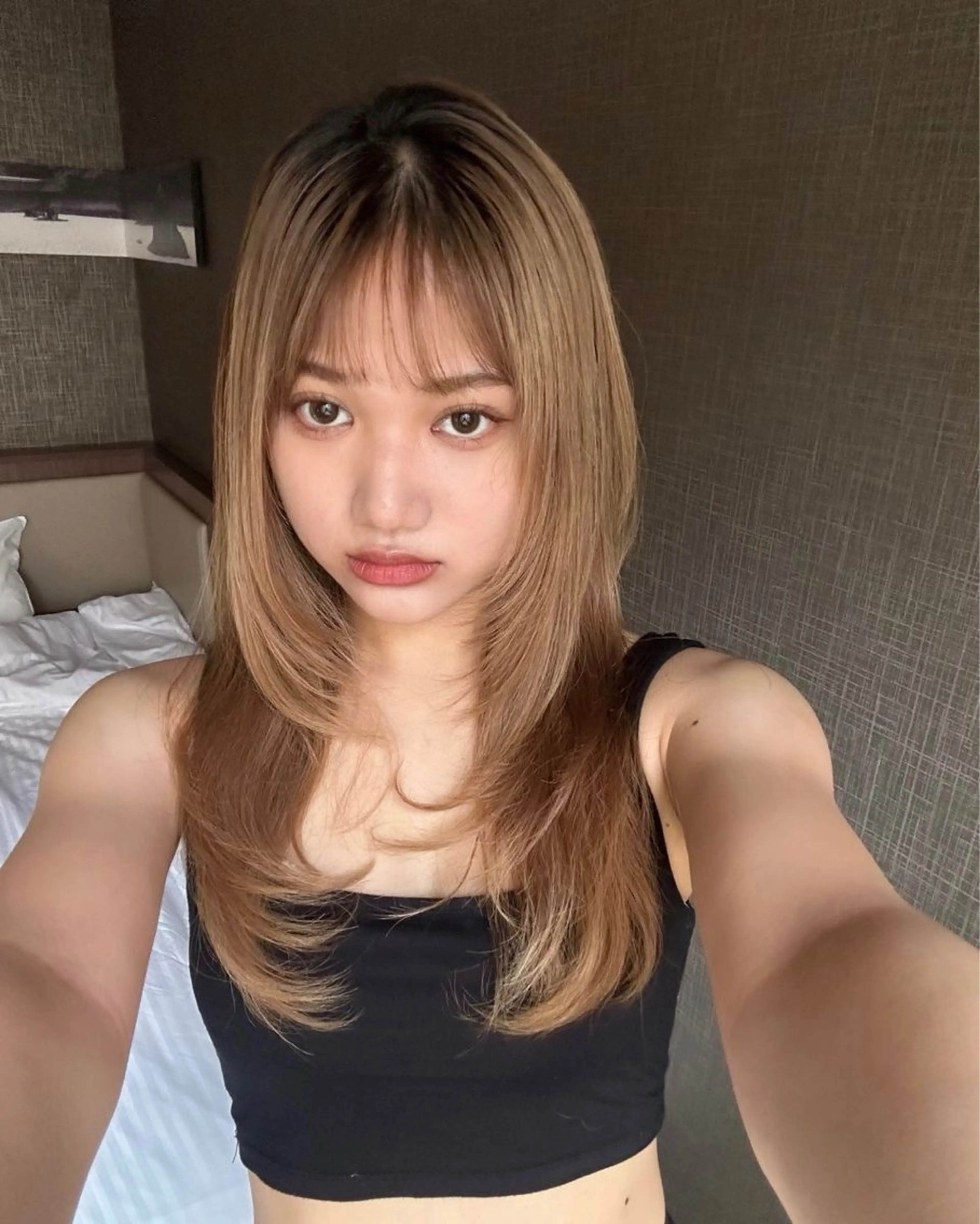 ロング カラー カット ヘアカラー トリートメント 表参道🌿赤み消し カラー/チナツのヘアスタイル