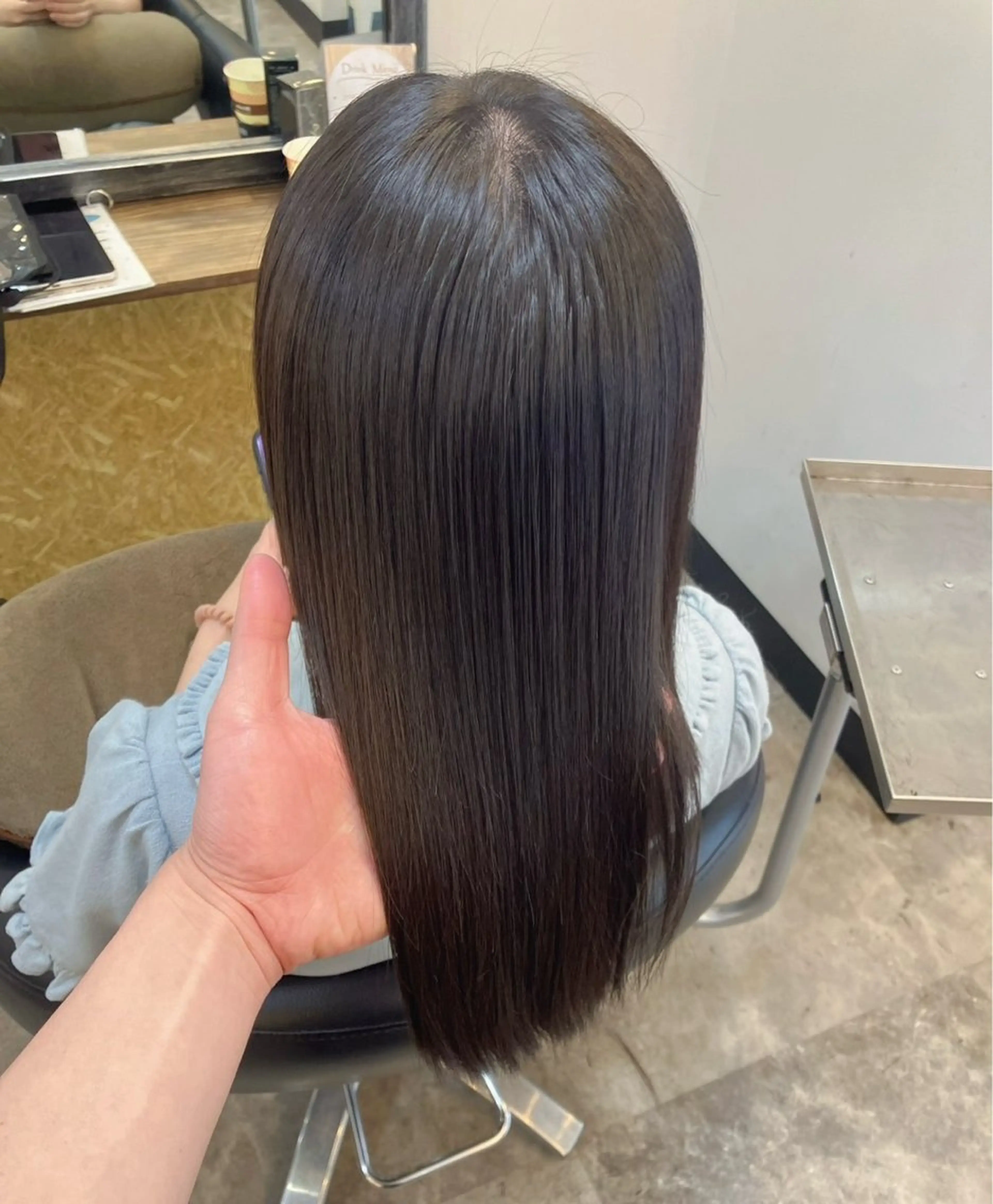 セミロング 🌿美髪縮毛矯正 のプロ安川🌿のヘアスタイル