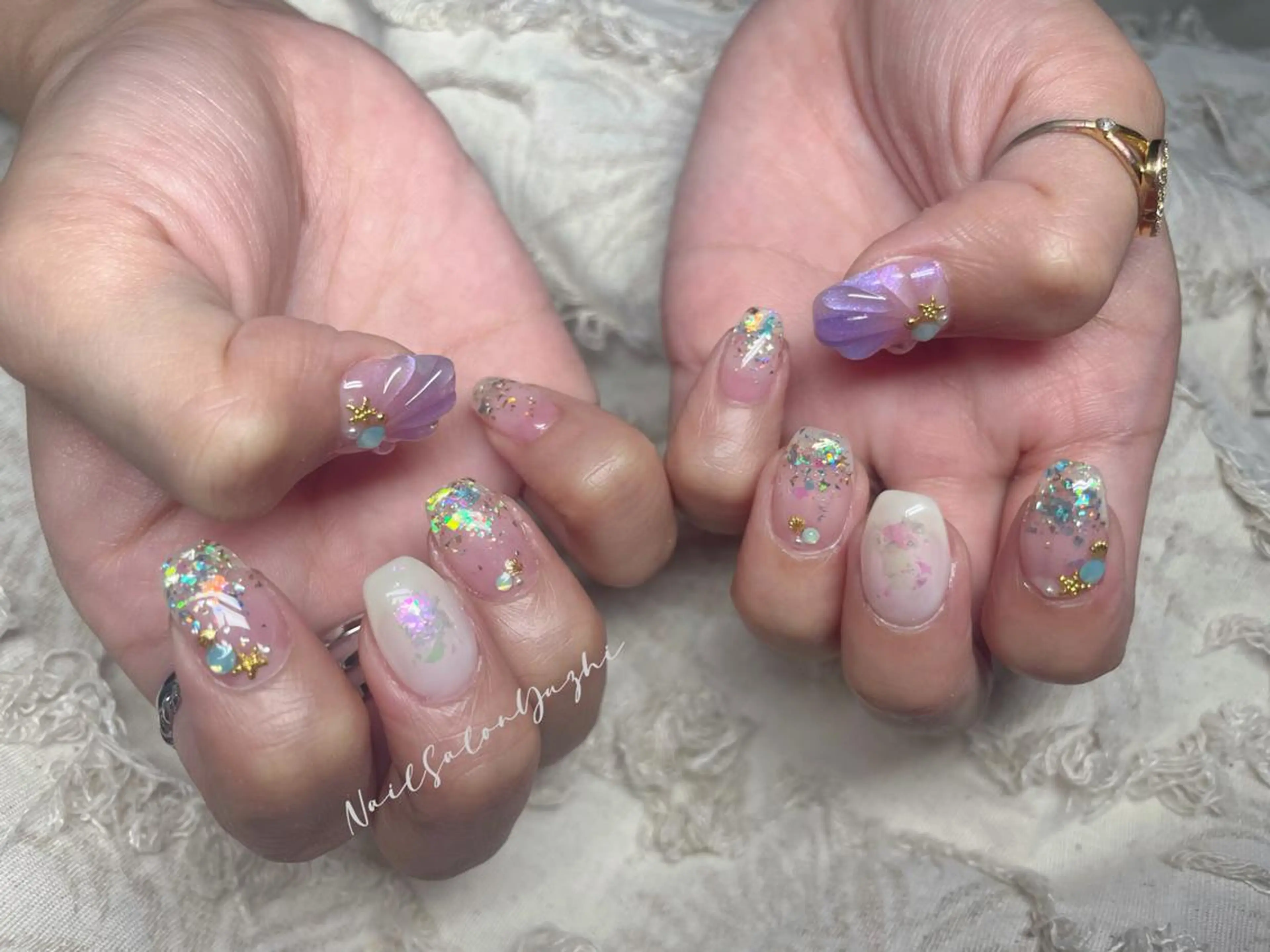 ネイル ハンドネイル MAKI💚💚💚 秋葉原.のネイルデザイン