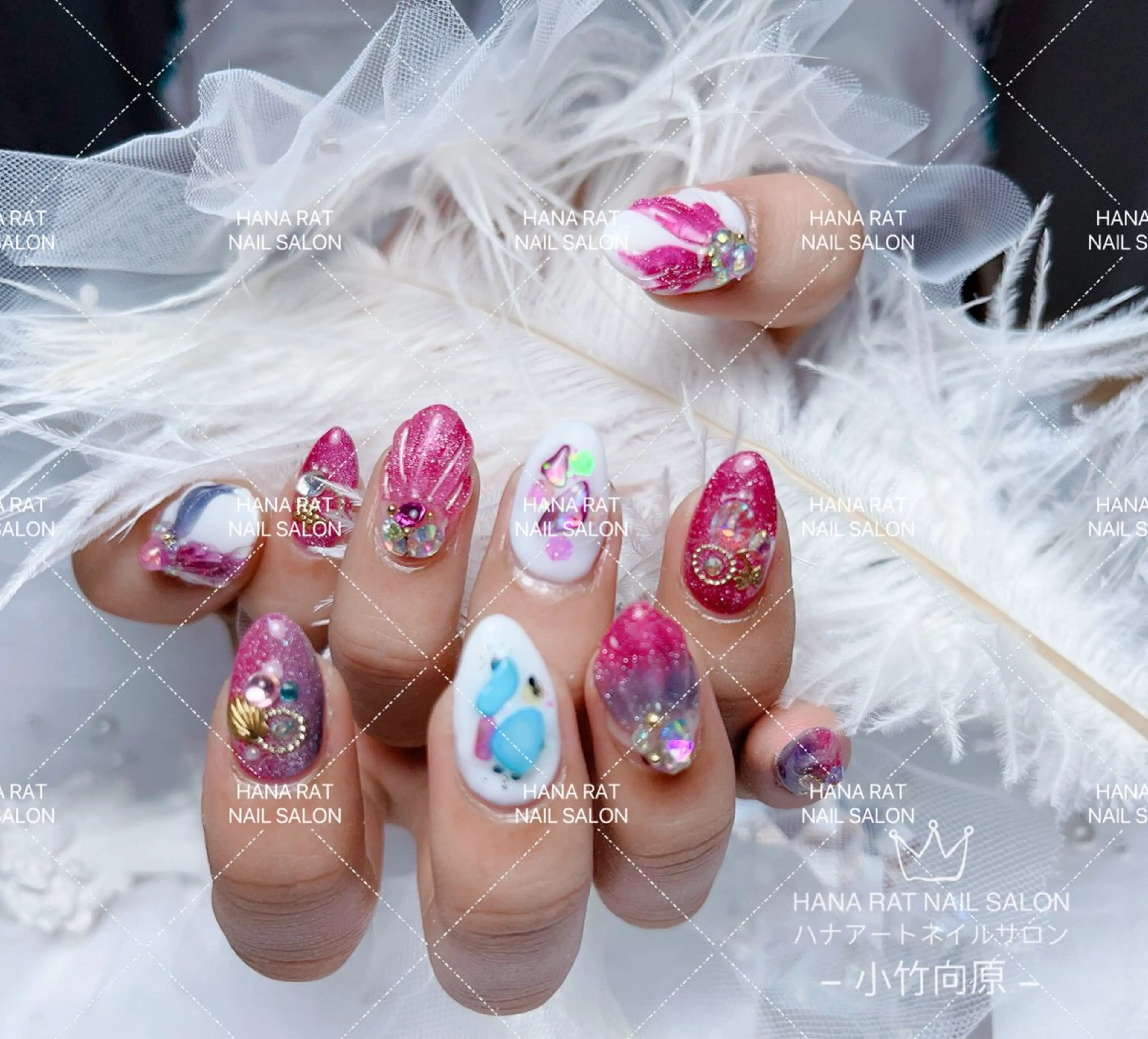 ネイル ハンドネイル HANA ART NAIL SALONのネイルデザイン