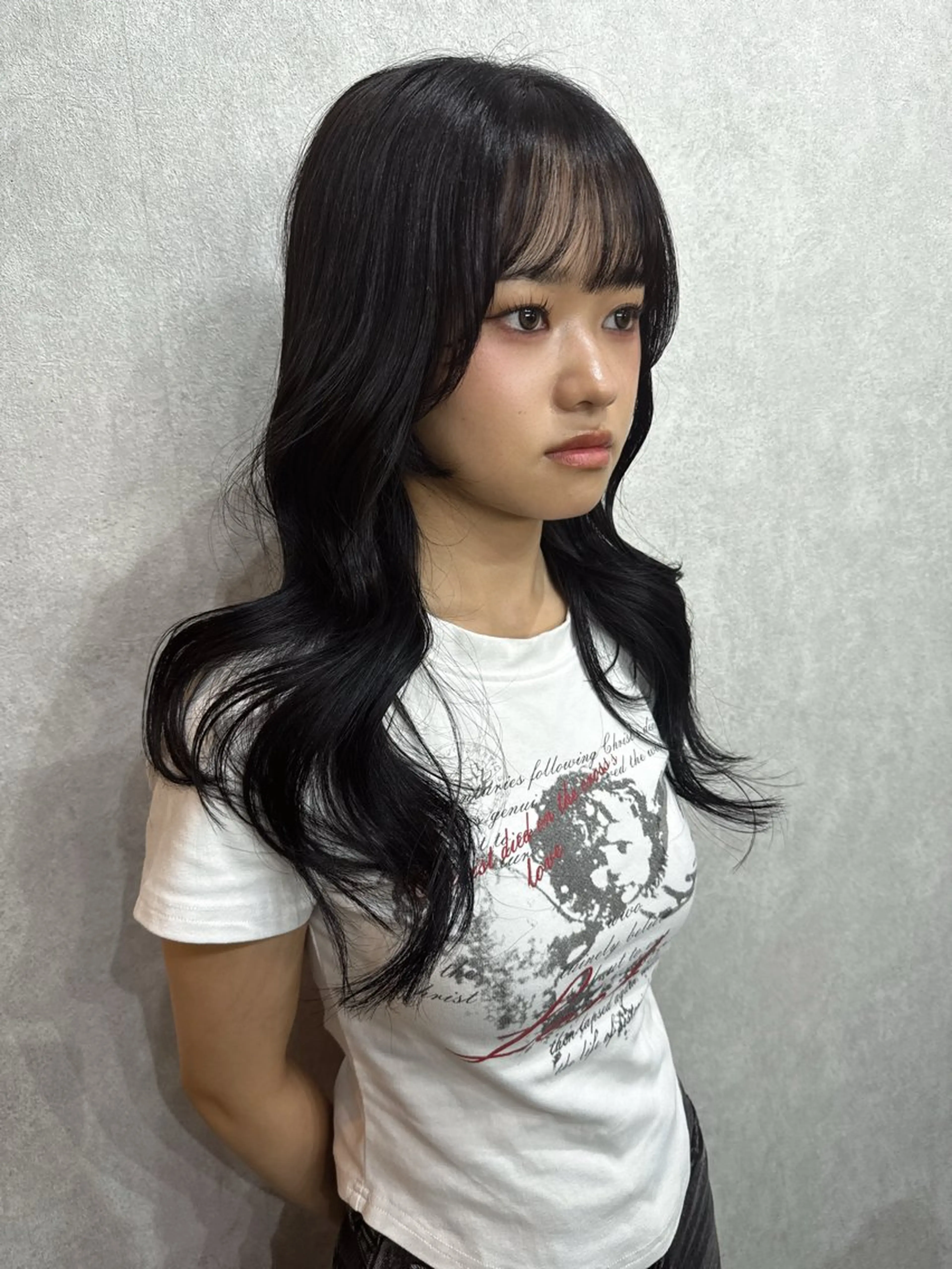 ロング カラー レイヤーカット AIRI layer cut hairのヘアスタイル