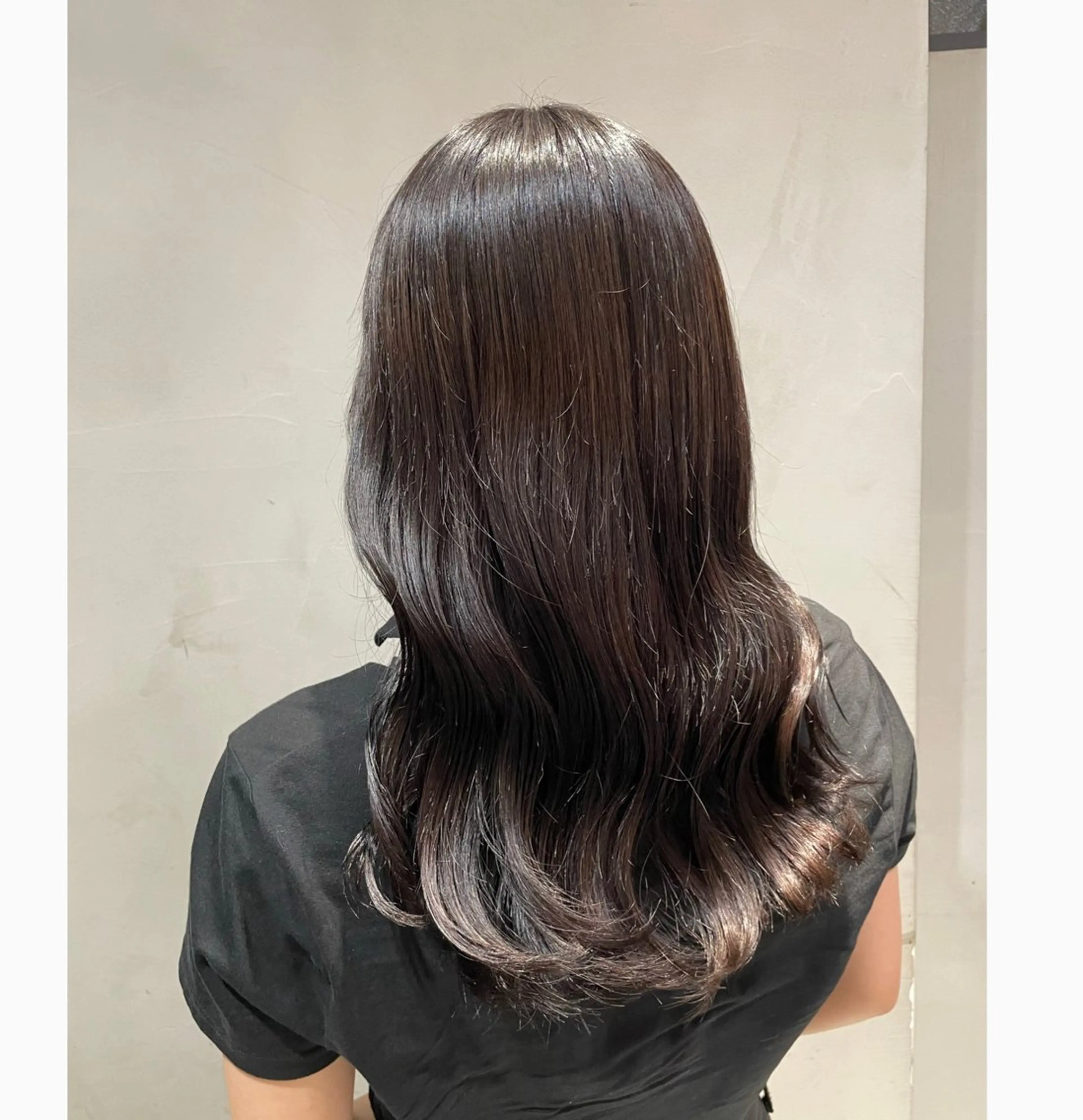 セミロング カラー ヘアアレンジ 艶髪/レイヤーカット 🐣misakiのヘアスタイル