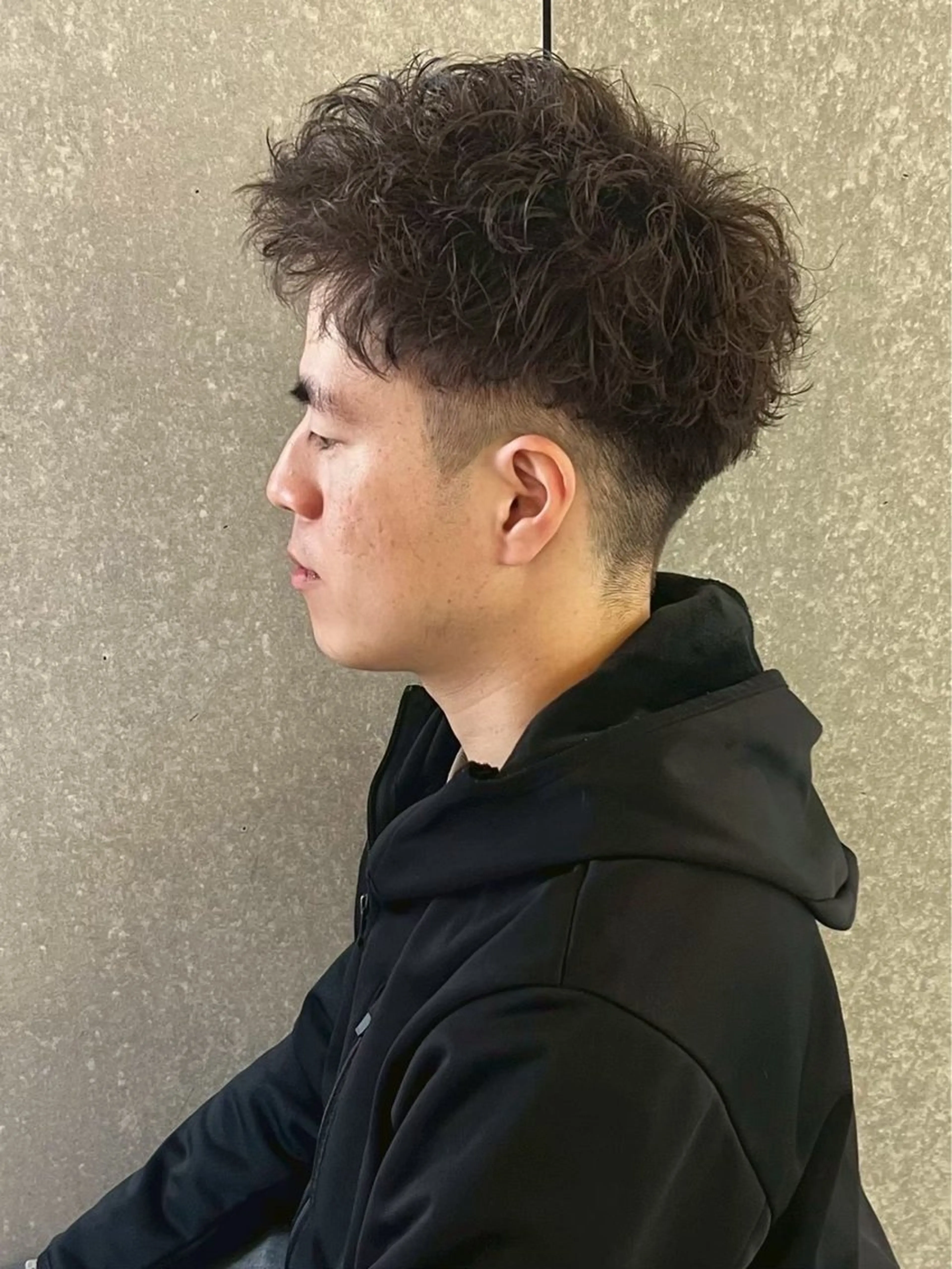 ショート パーマ 坂上 葵海のヘアスタイル