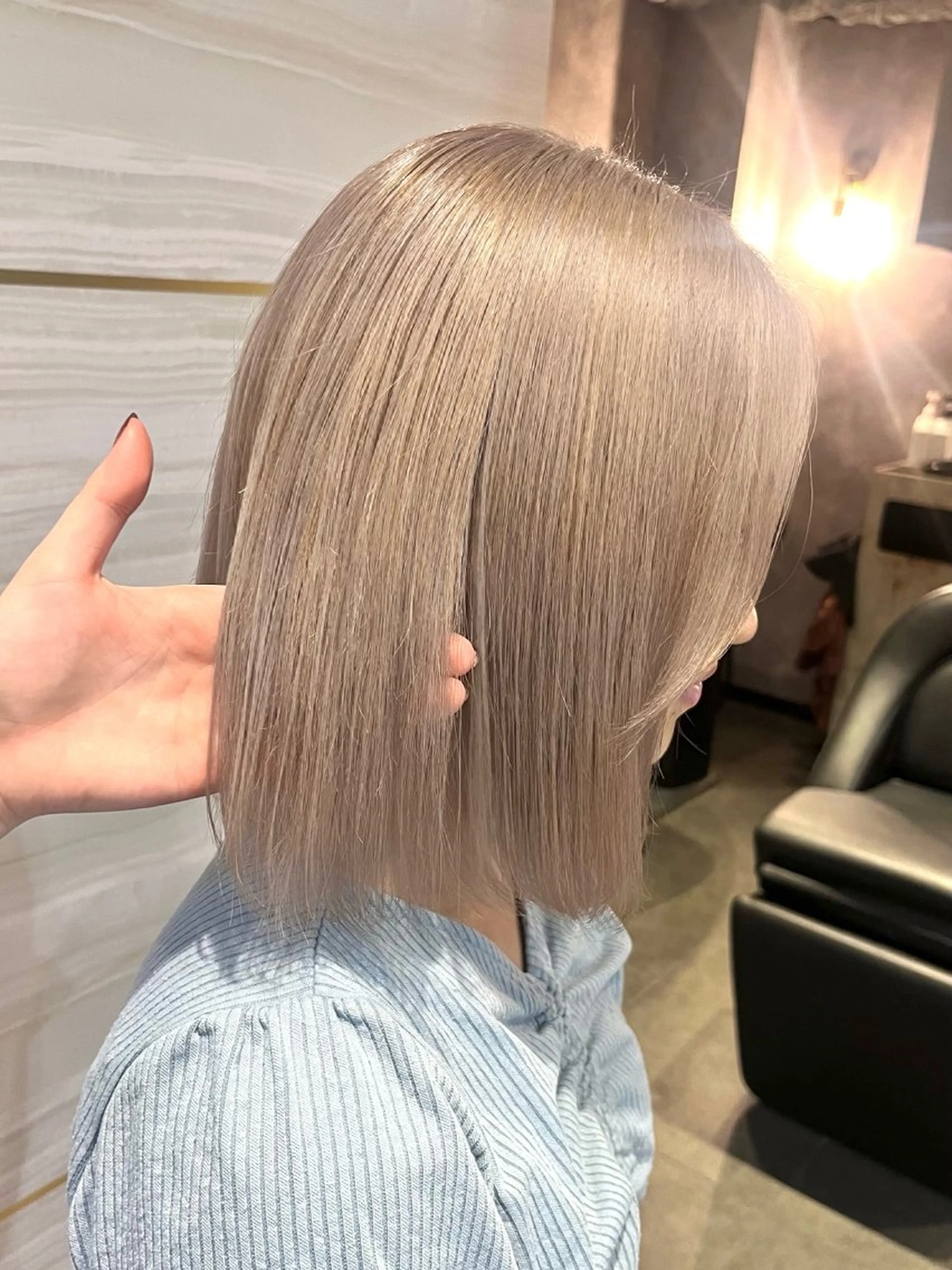 【残り数名❣️埋まり次第終了❣️】最近流行りのタッセルボブ🌙 パツっと切りっぱなしボブにしたい方オススメ🕊️✨♡の写真