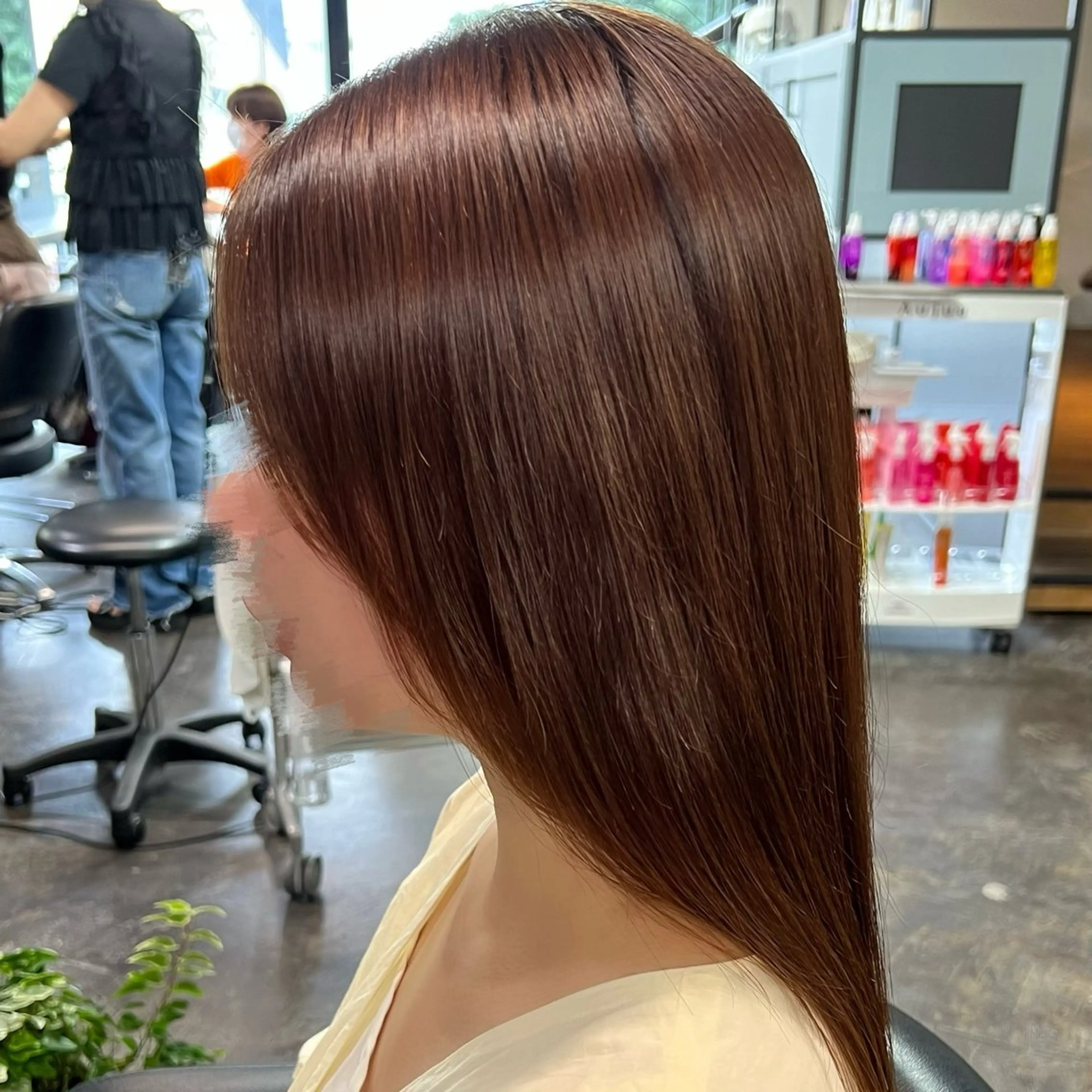 ロング 髪質改善 縮毛矯正 💘札幌クロスパーマ 髪質改善💘rinaのヘアスタイル