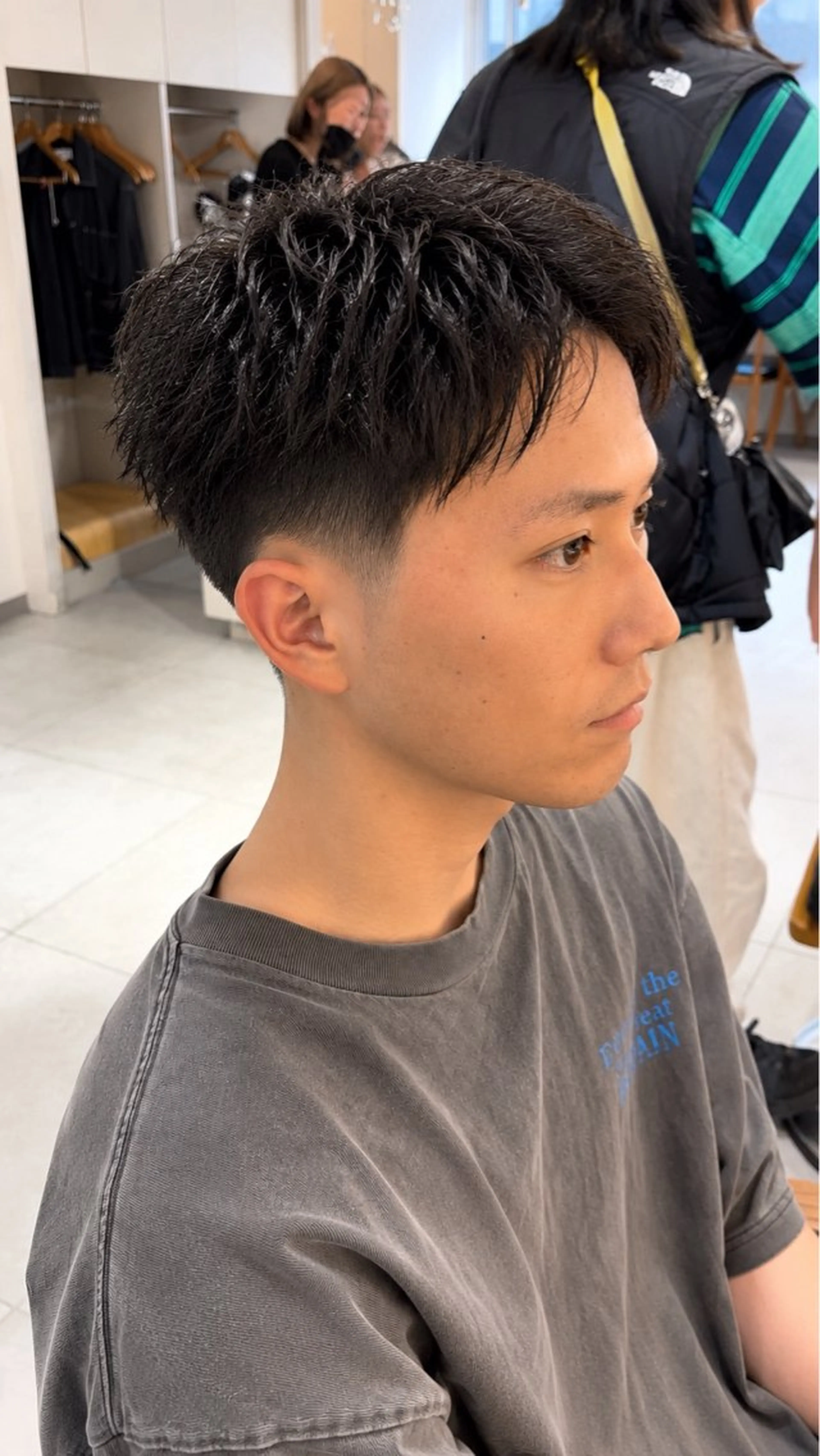 ショート メンズ ビジネス フェードカット マッシュ 刈り上げ ショートヘア カット 🌞塙　湧貴🌞 スパイキーショートのヘアスタイル