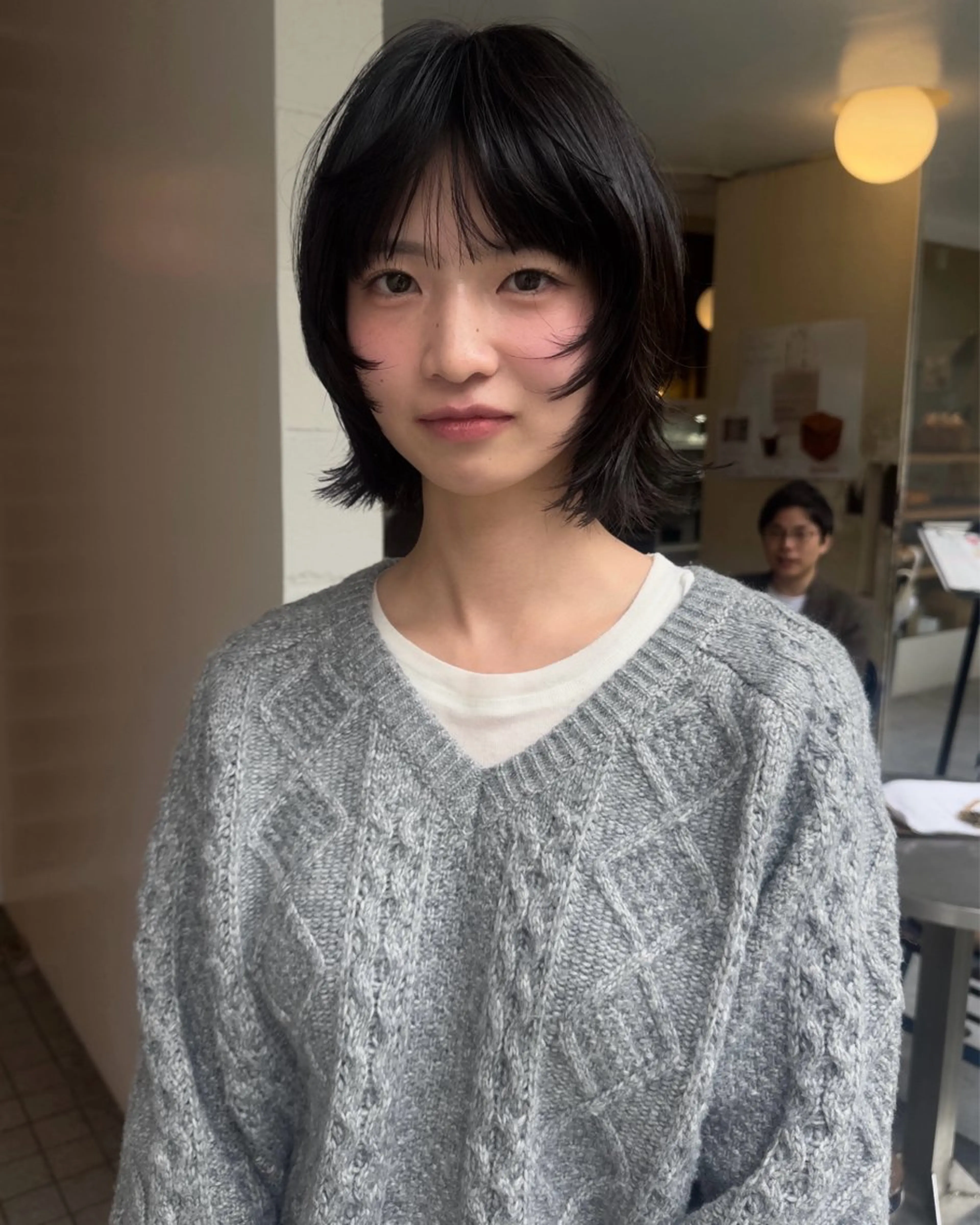 ショート カラー カット ヘアカラー トリートメント ボブ/似合わせ レイヤーcocomoのヘアスタイル