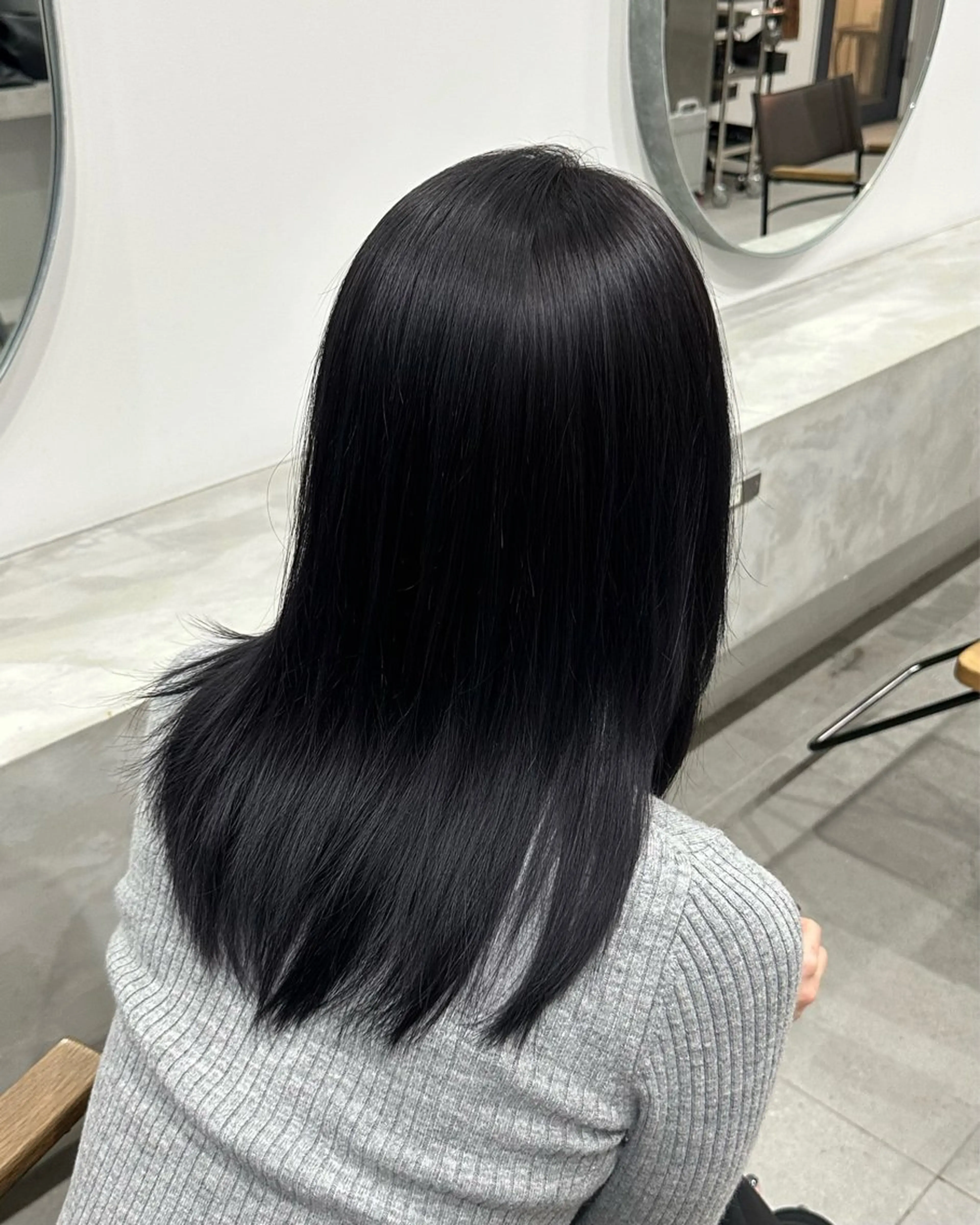 セミロング ヘアカラー トリートメント ヘッドスパ 五反田カラーリスト 🖤🫧🪞佳祐のヘアスタイル