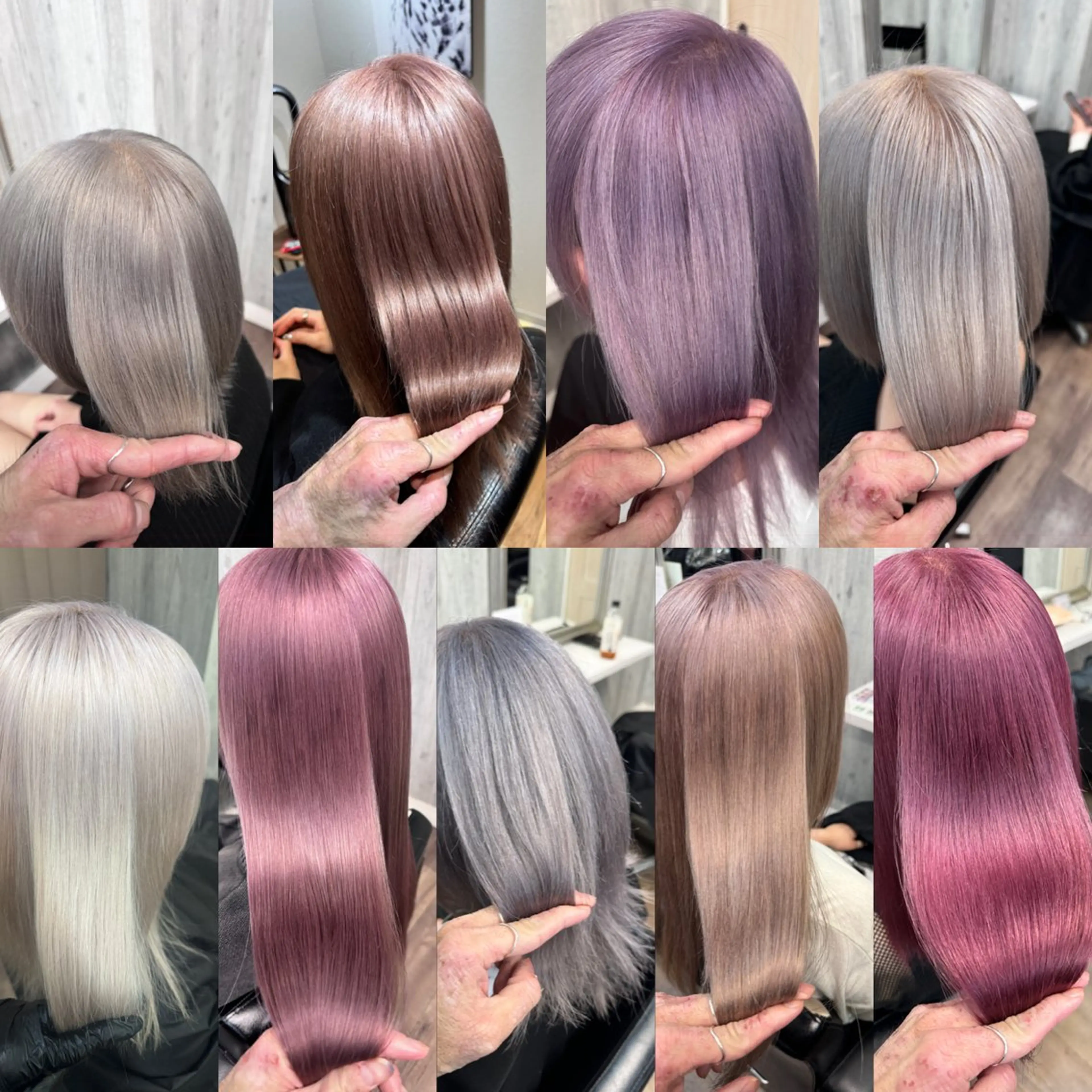 セミロング カラー ヘアカラー トリートメント ✨池袋ブリーチ特化 Hibiki✨のヘアスタイル