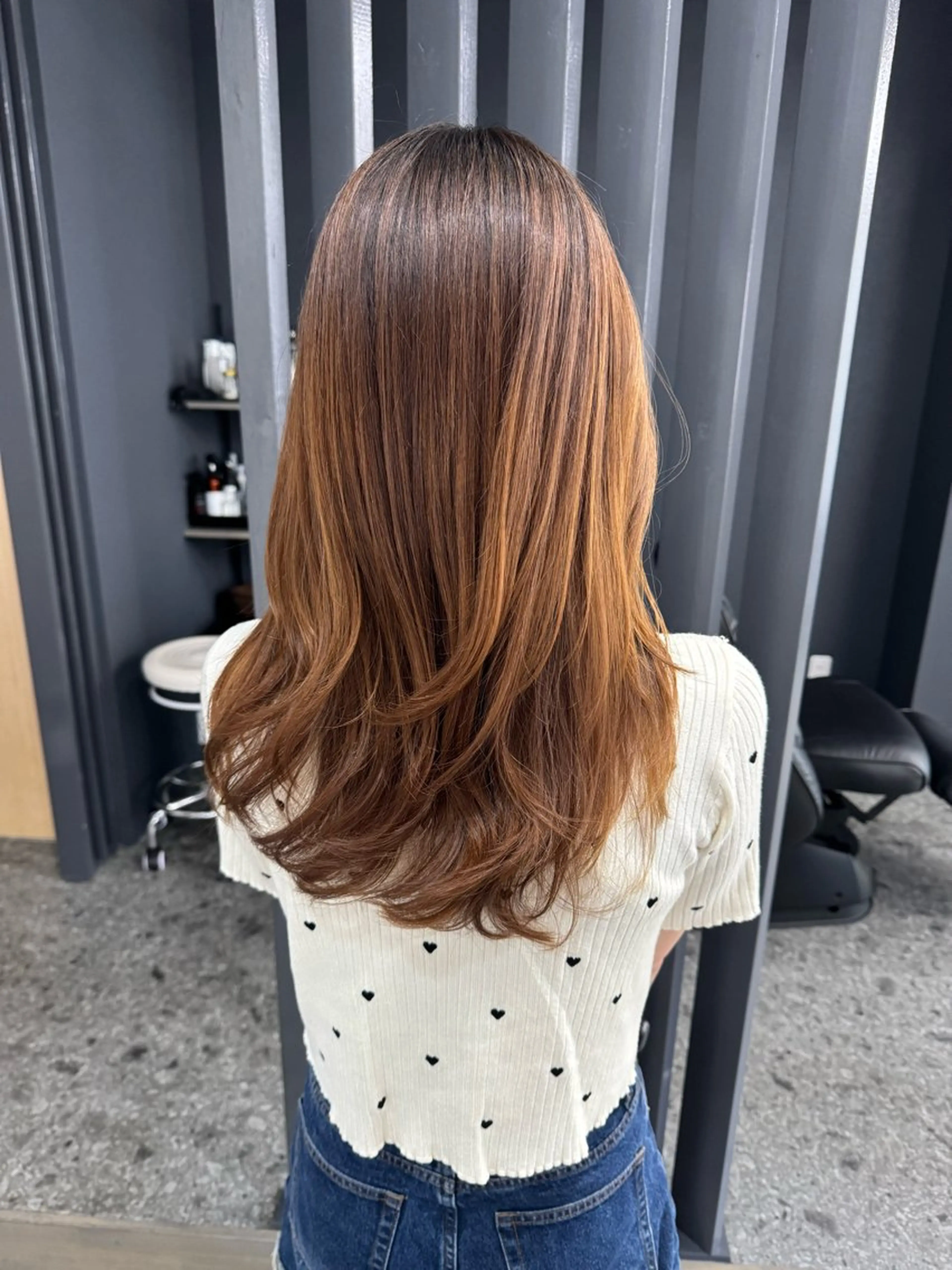 セミロング 箕面☆髪質改善☆安田 聡志のヘアスタイル