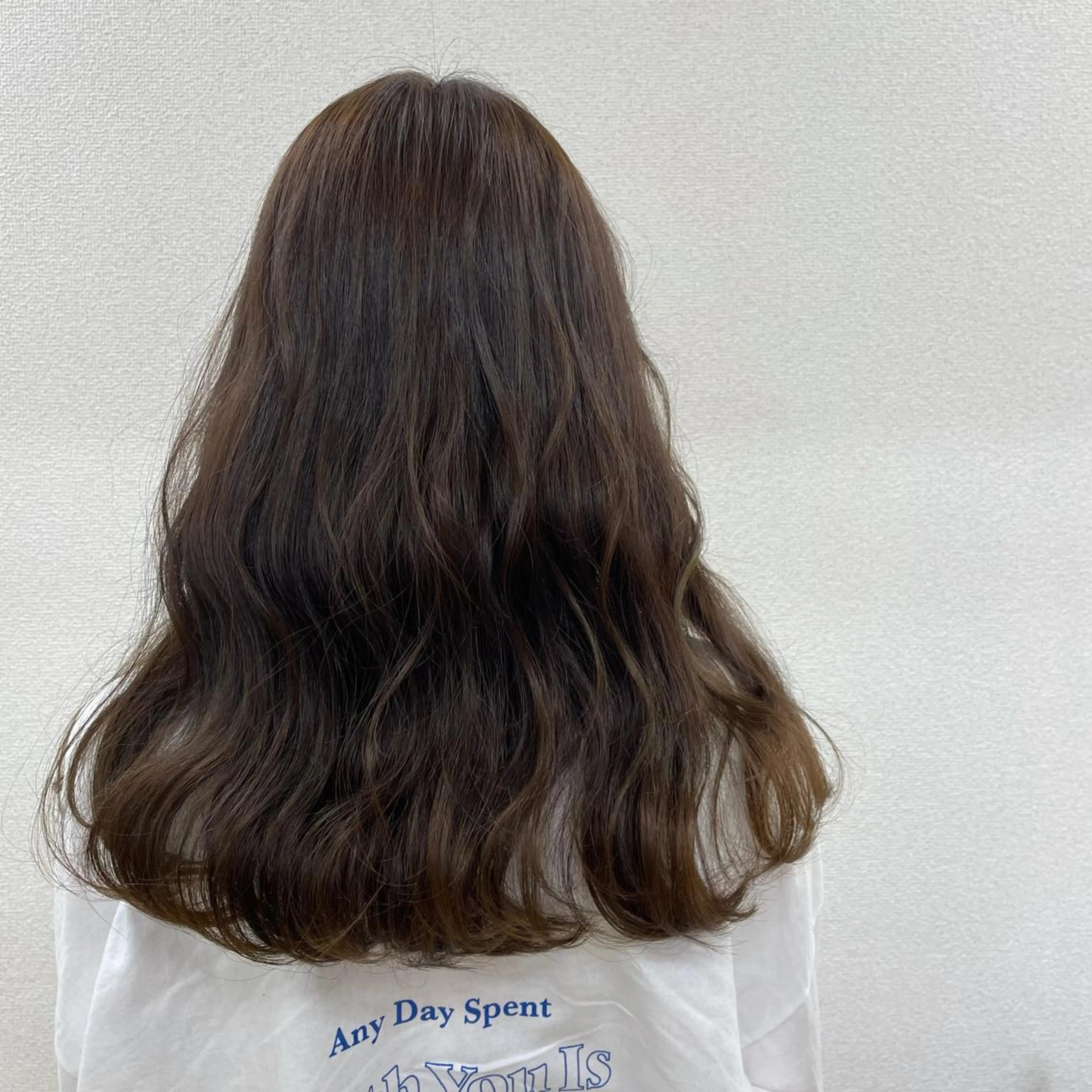 セミロング カラー もりたみかこ 美容師お休み中のヘアスタイル