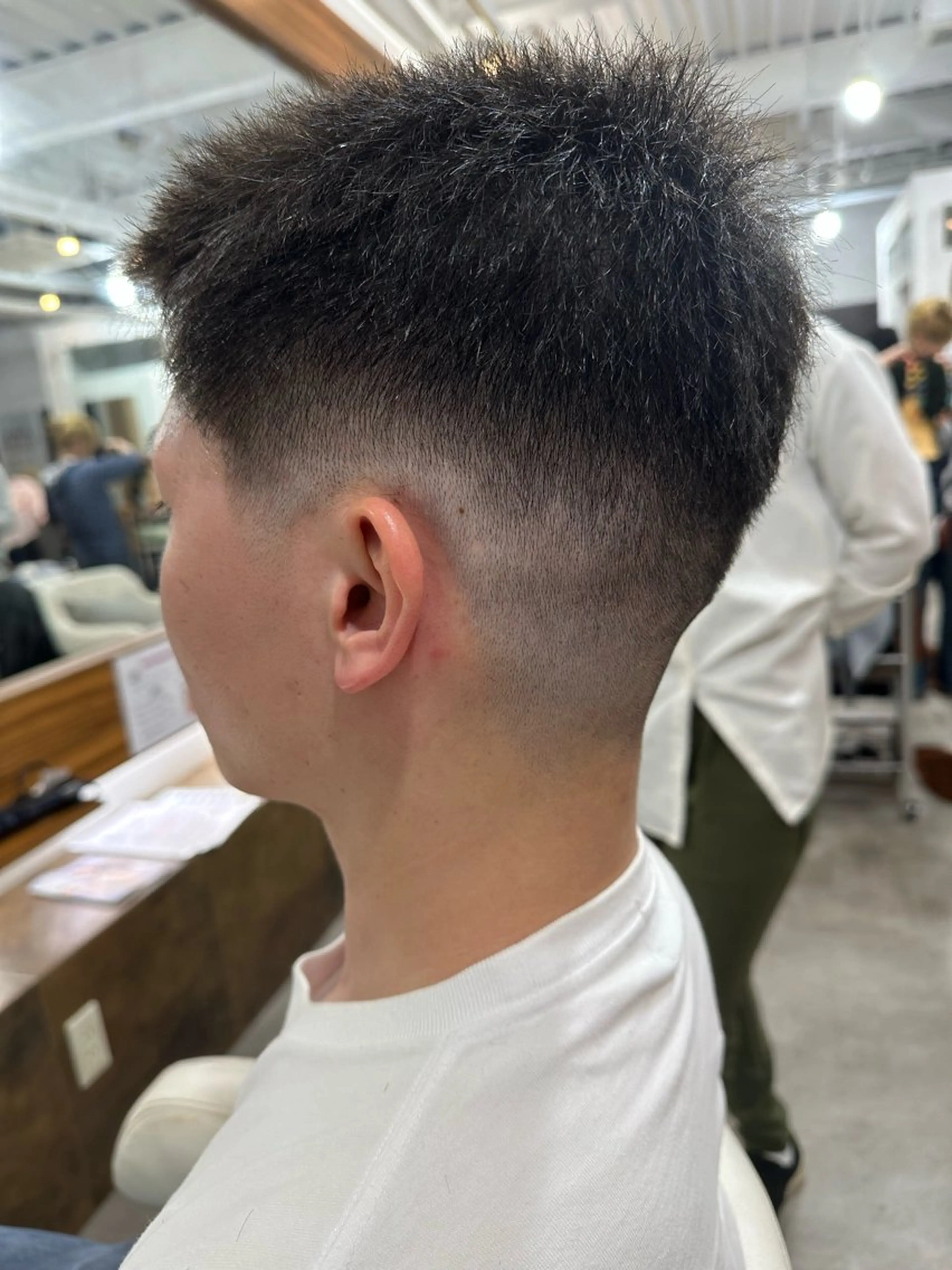 ショート メンズ カット 我満 宏映のヘアスタイル
