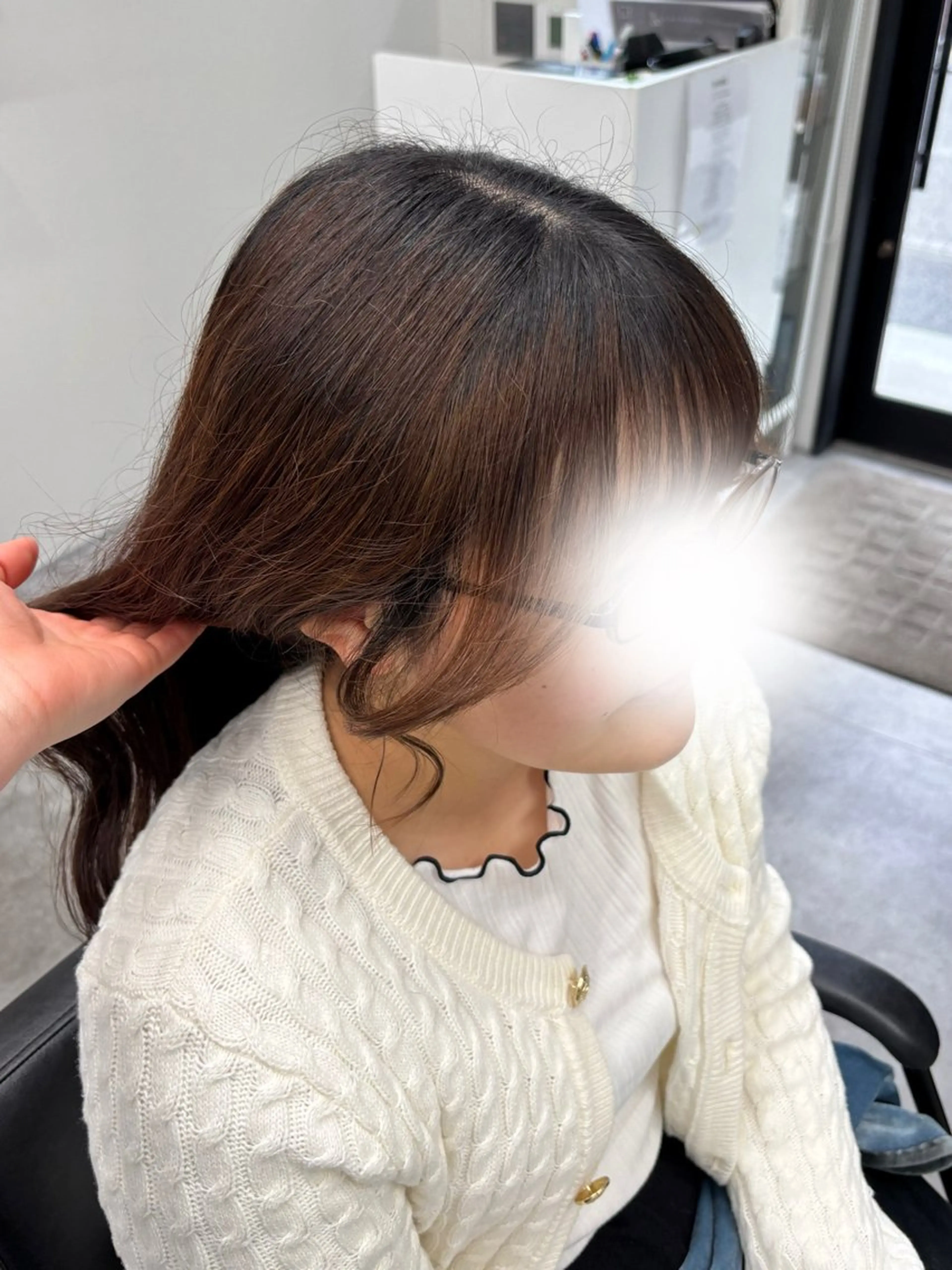 ロング 鎌取/透明感カラー /ボブ/顔まわりのヘアスタイル