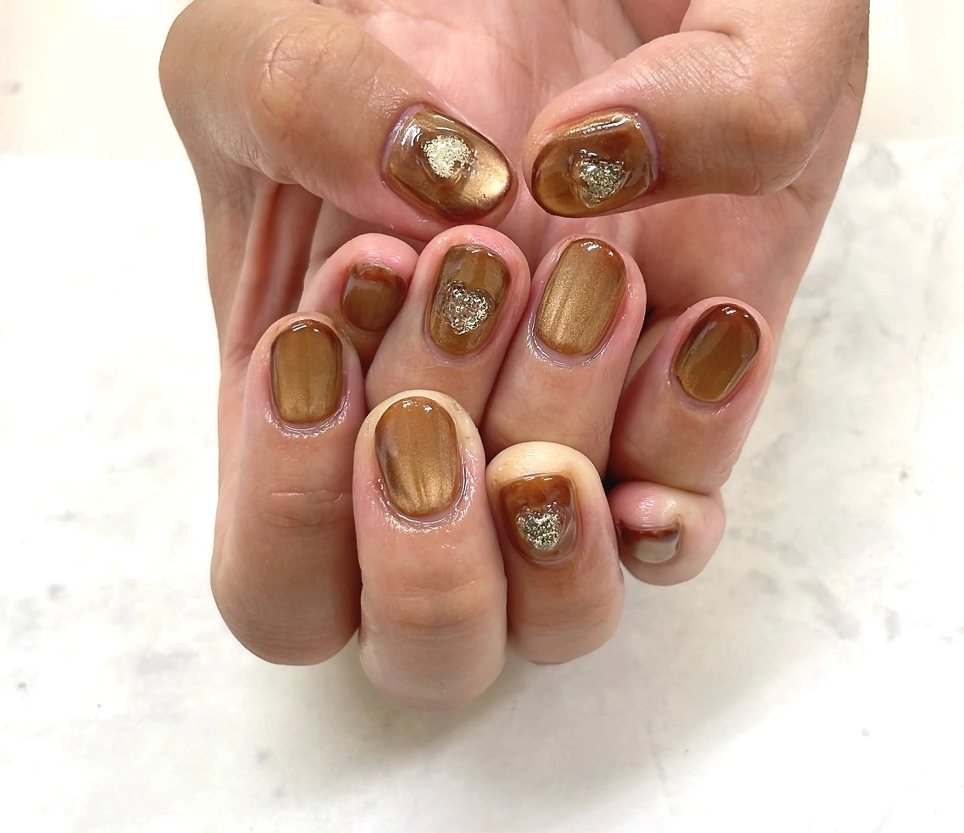 ネイル アートネイル マグネットネイル ハンドネイル iku🌷 by 上福岡らんらんのネイルデザイン