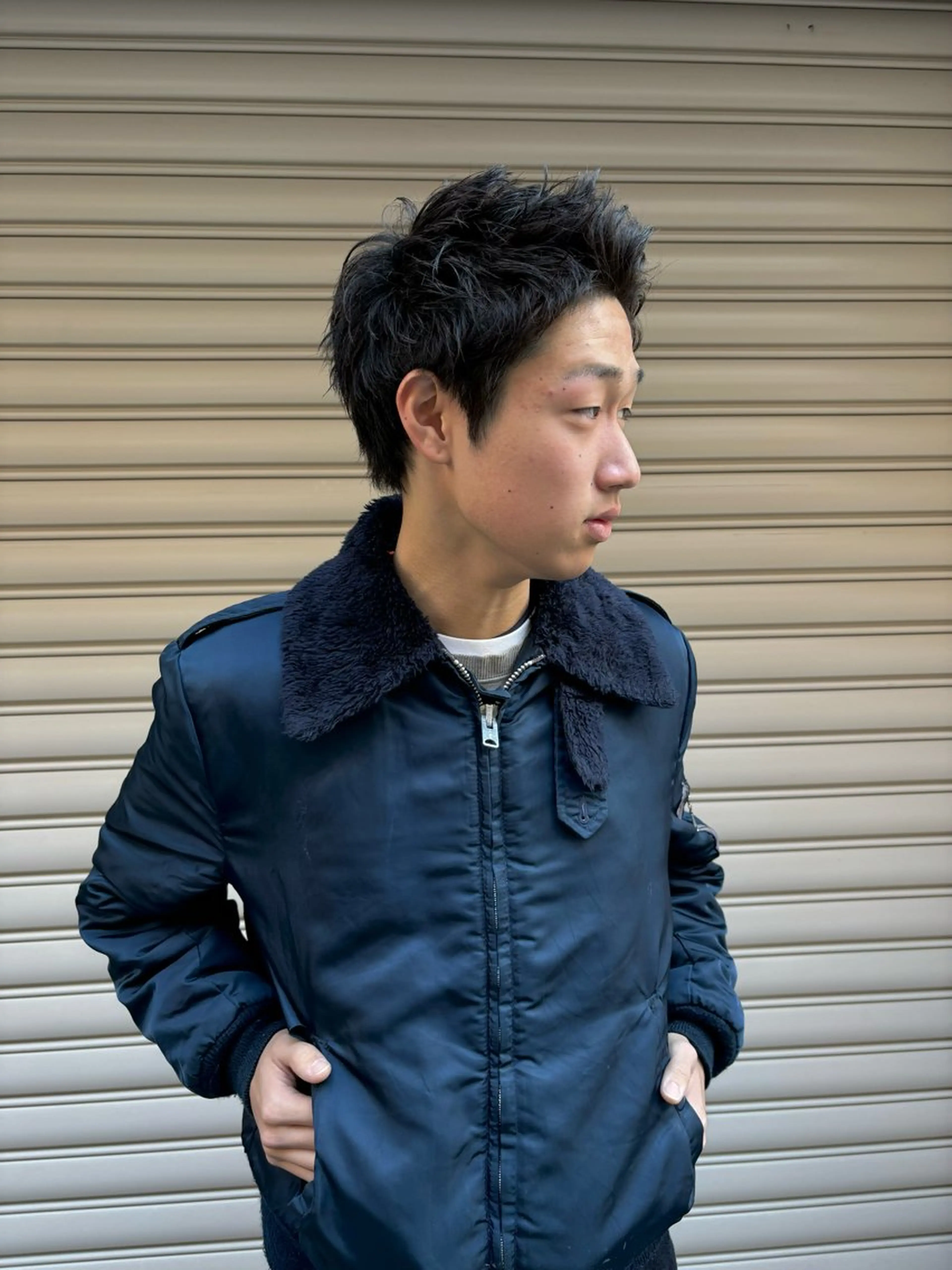 メンズ スパイキーショート 刈り上げ カット 【メンズショート 特化】村斎　伶次のヘアスタイル