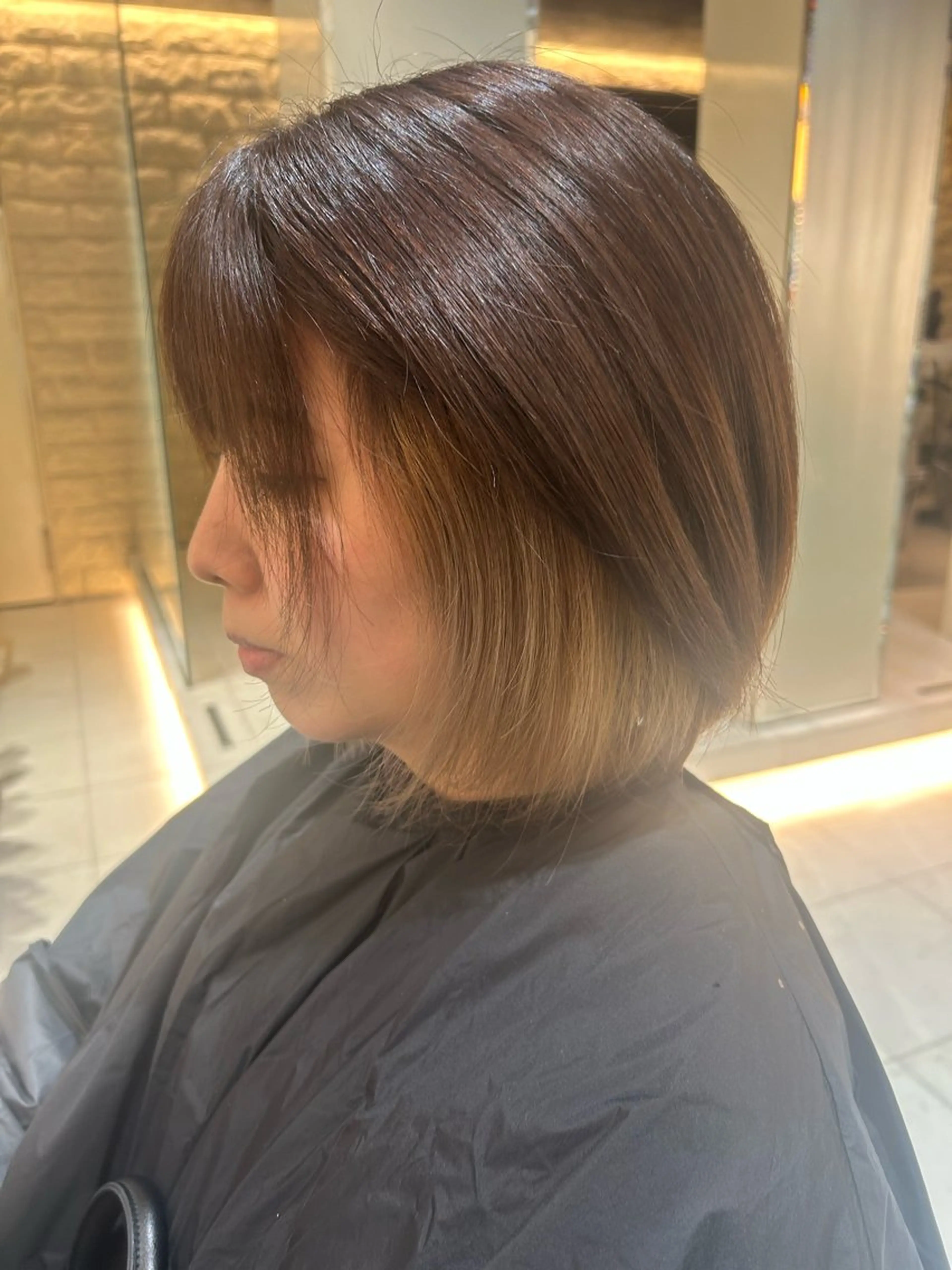 ショート 山﨑 ちなつのヘアスタイル