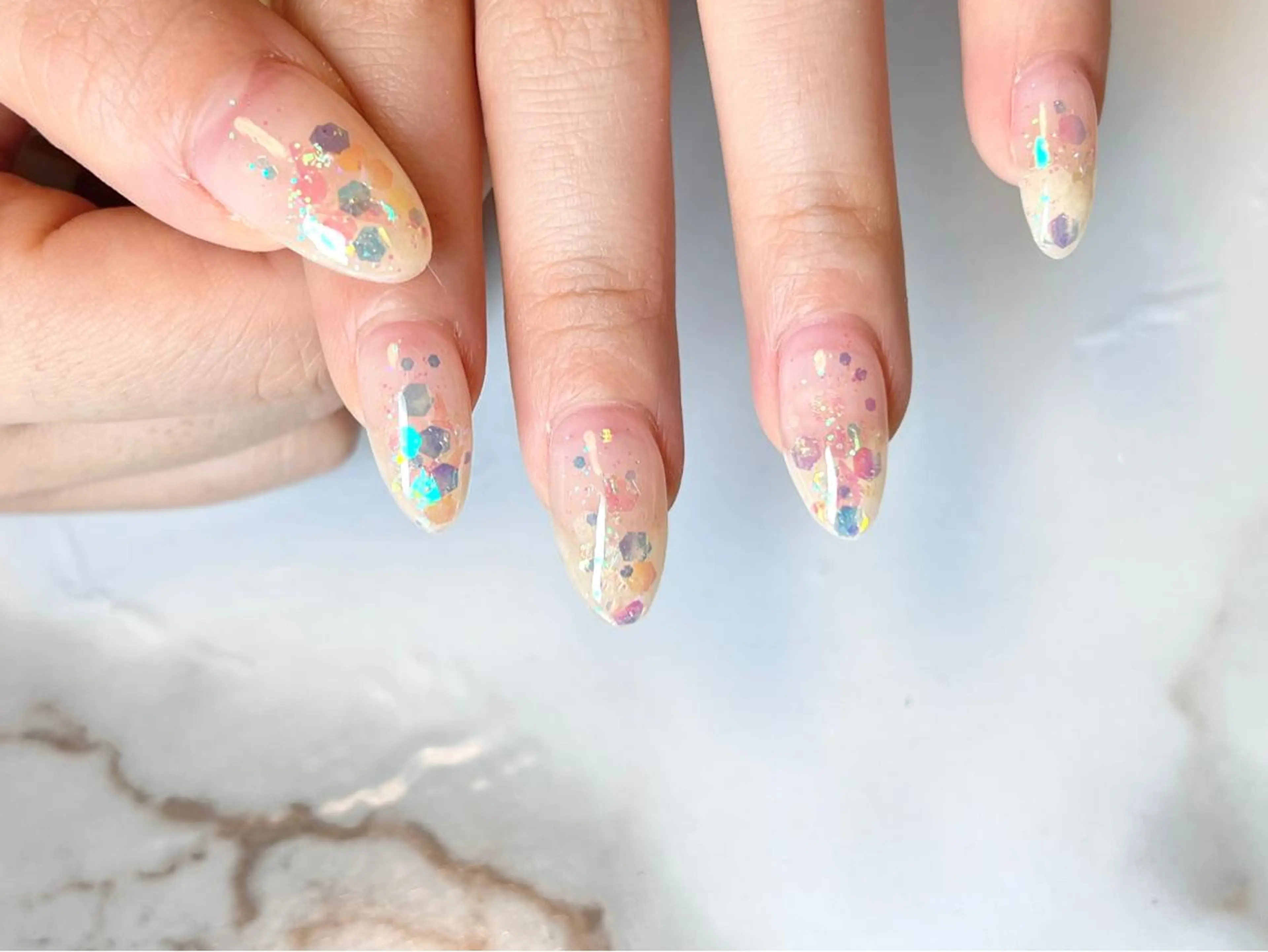 ネイル アートネイル フレンチネイル ジェルネイル 韓国ネイル マグネットネイル ネイリスト シンのネイルデザイン