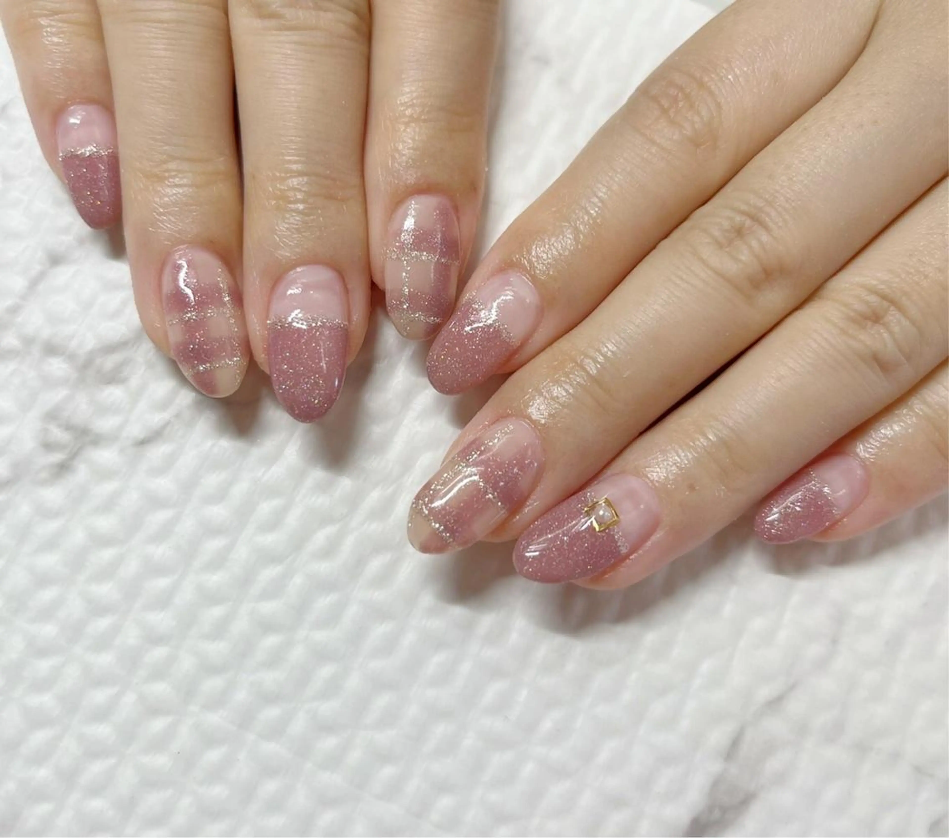 ネイル アニマル柄 べっ甲ネイル フットネイル グリーン オフィスネイル Lily Roseスタッフ一同のマツエク・マツパデザイン