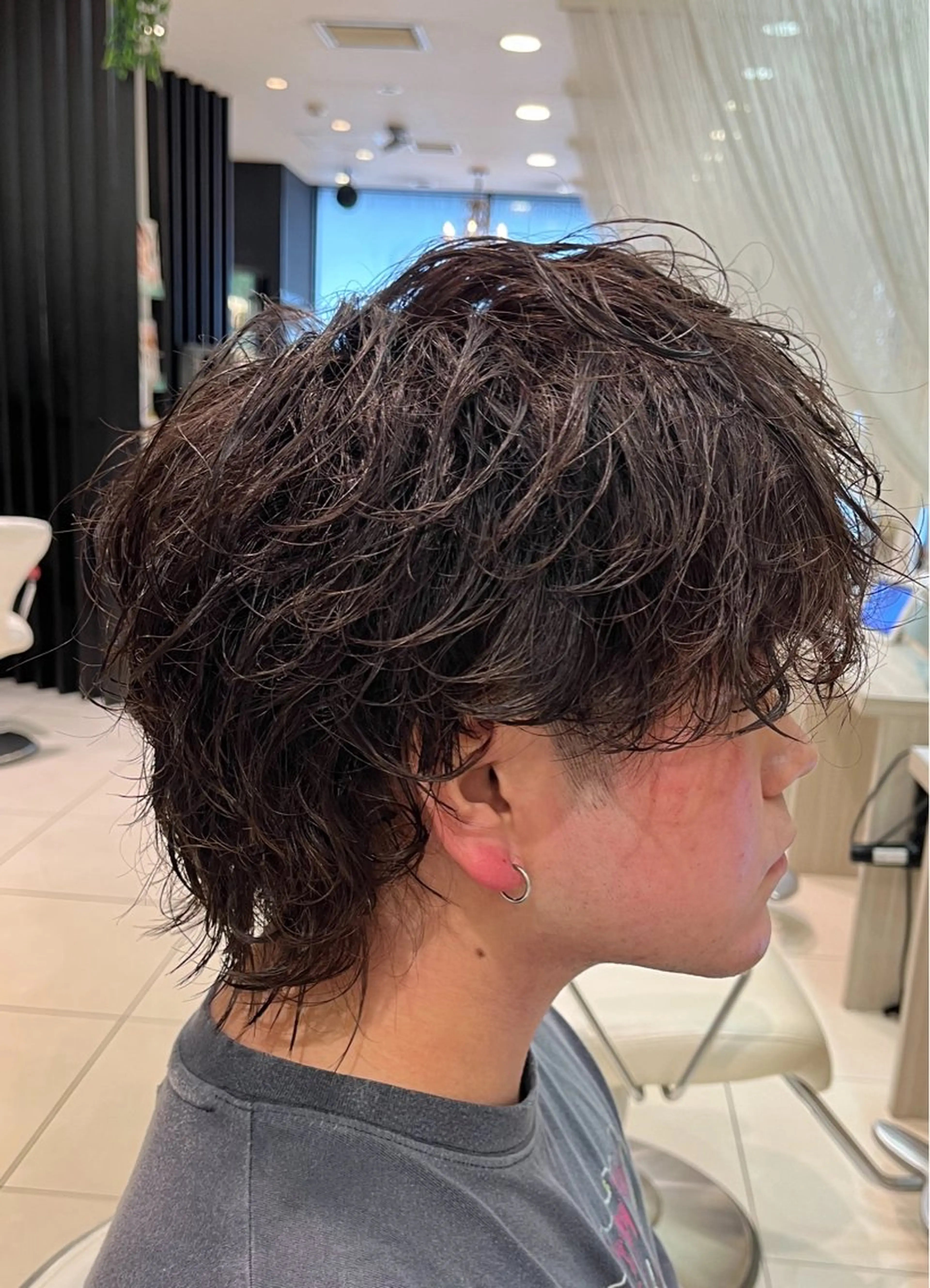 パーマ メンズ メンズパーマ EARTH勝田台 吉永嵐のヘアスタイル