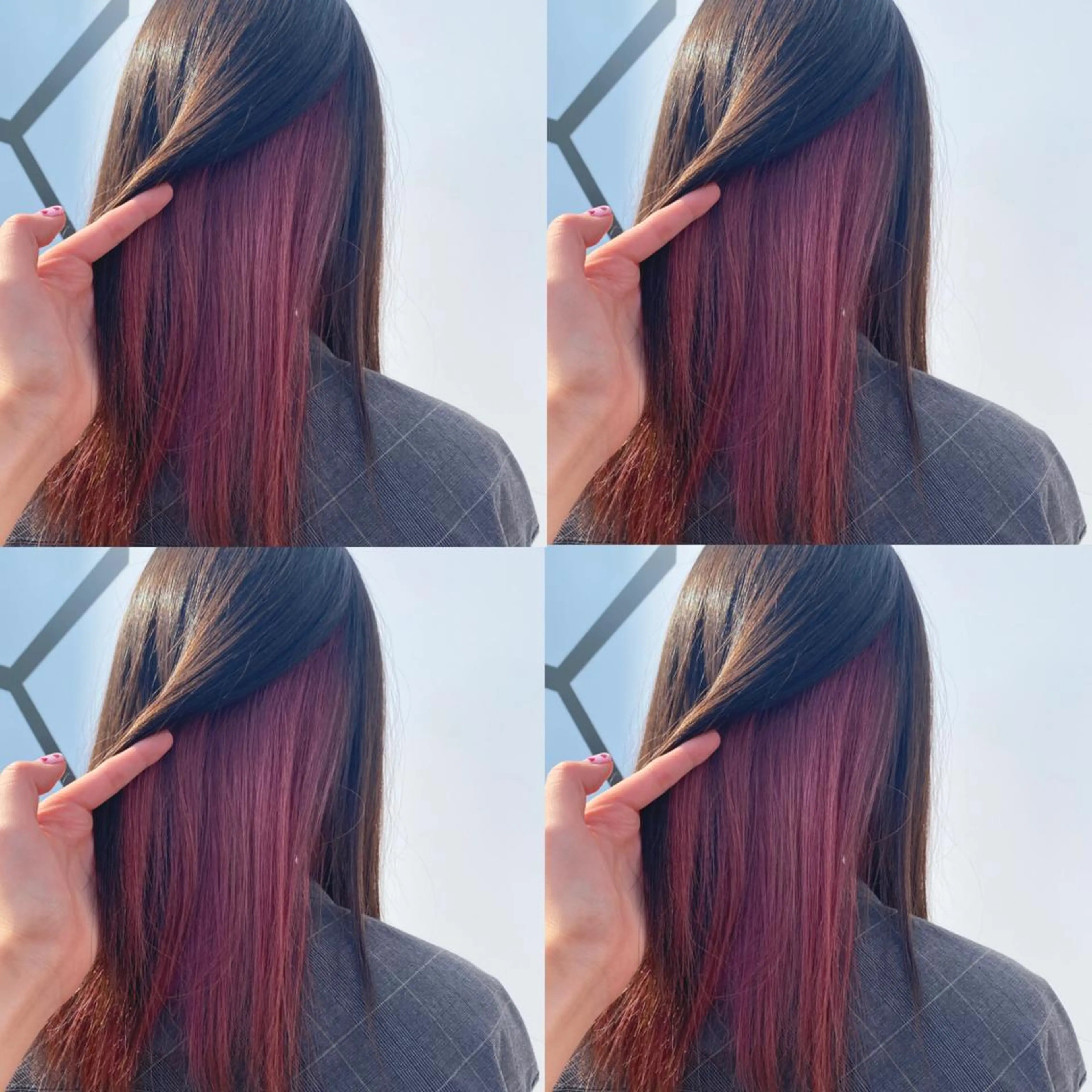 ロング カラー 💘韓国カラー💘 クルミのヘアスタイル