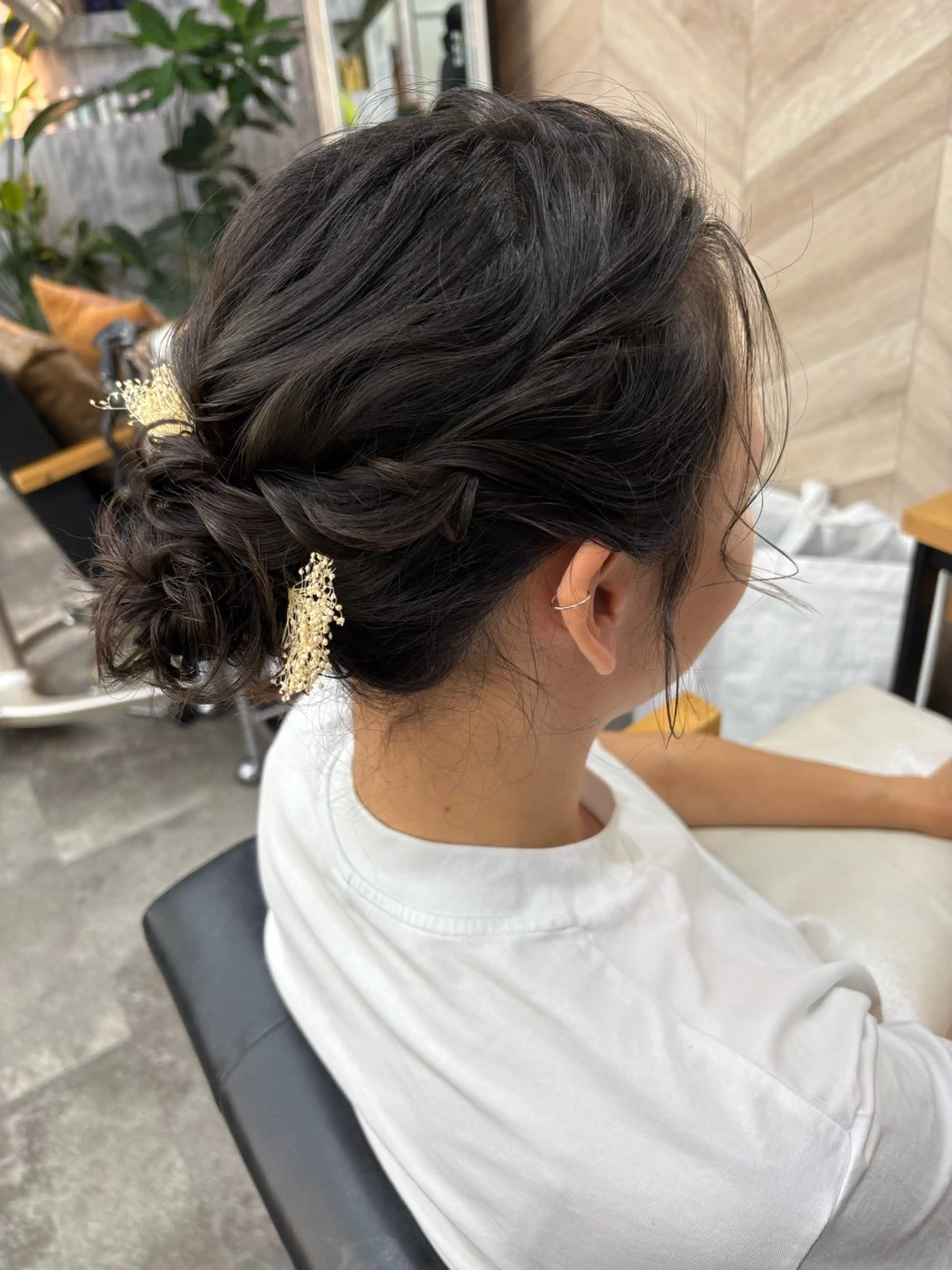 セミロング ヘアアレンジ ヘアセット SHANTi 飯塚 ヘアセット/髪質改善のヘアスタイル