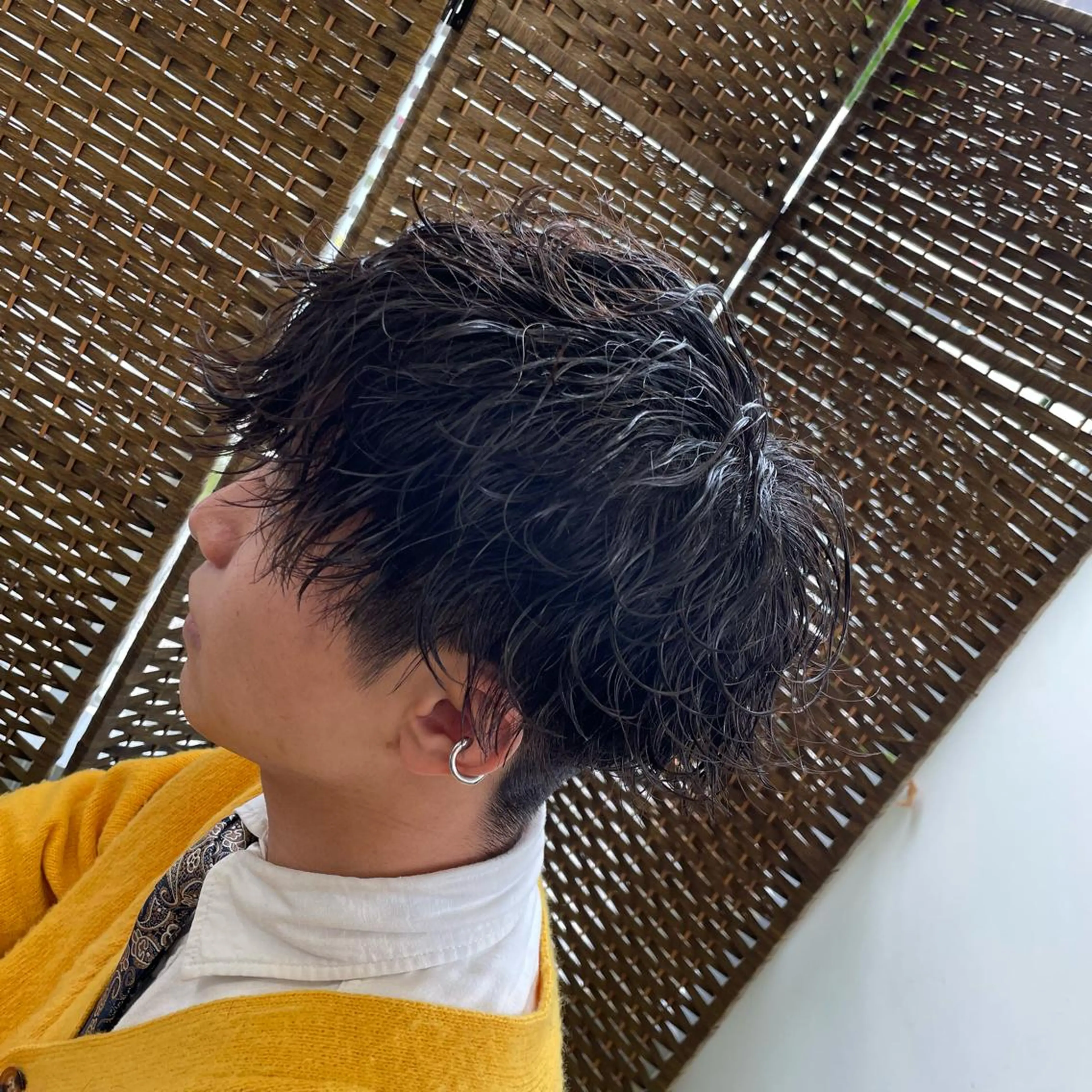 ショート パーマ メンズ メンズパーマ カット パーマ ヘアセット 堤太志 メンズパーマ特化のヘアスタイル