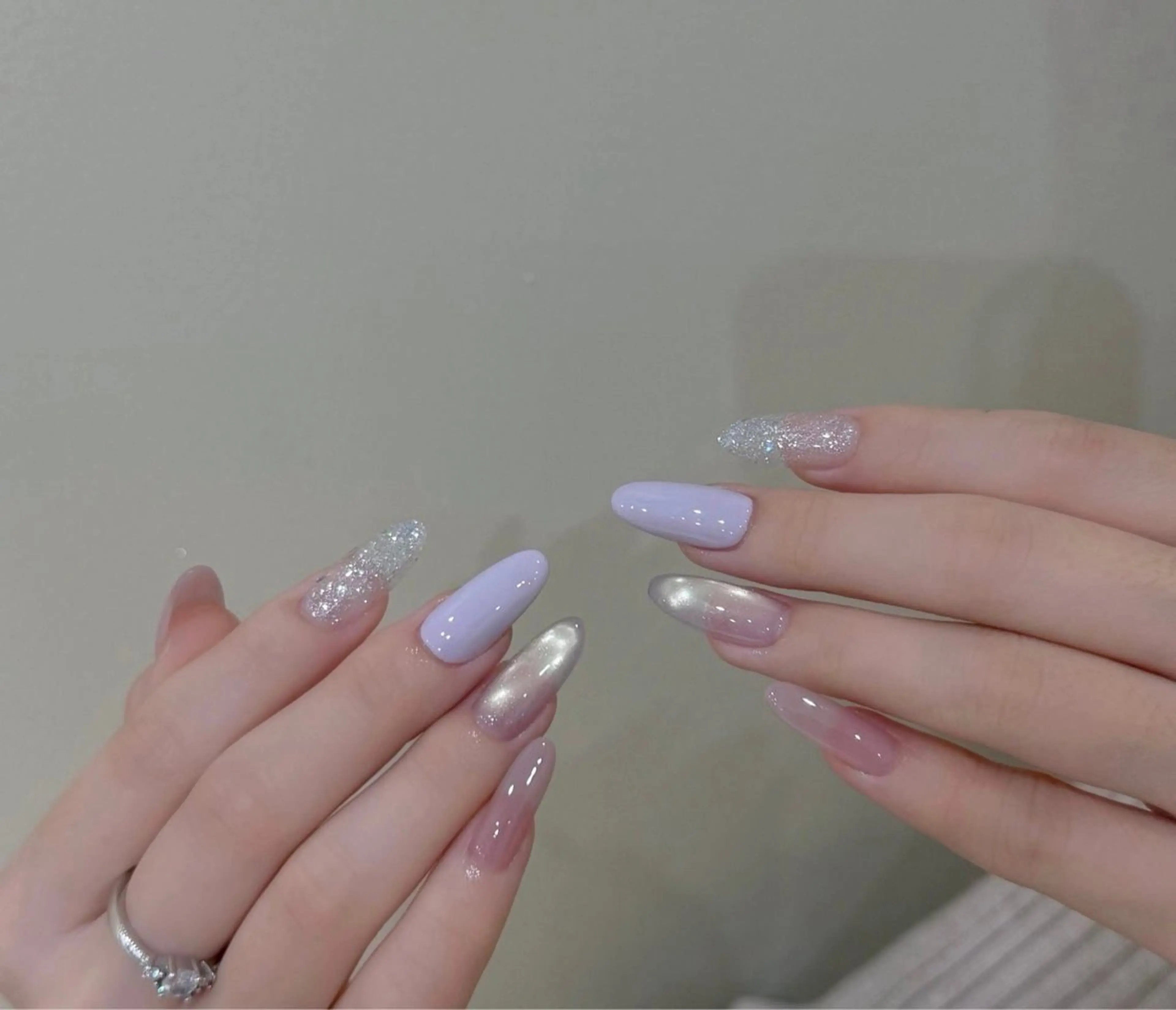 セミロング ハンドネイル TDnailsalon所属・T&D NailSalonのネイルデザイン