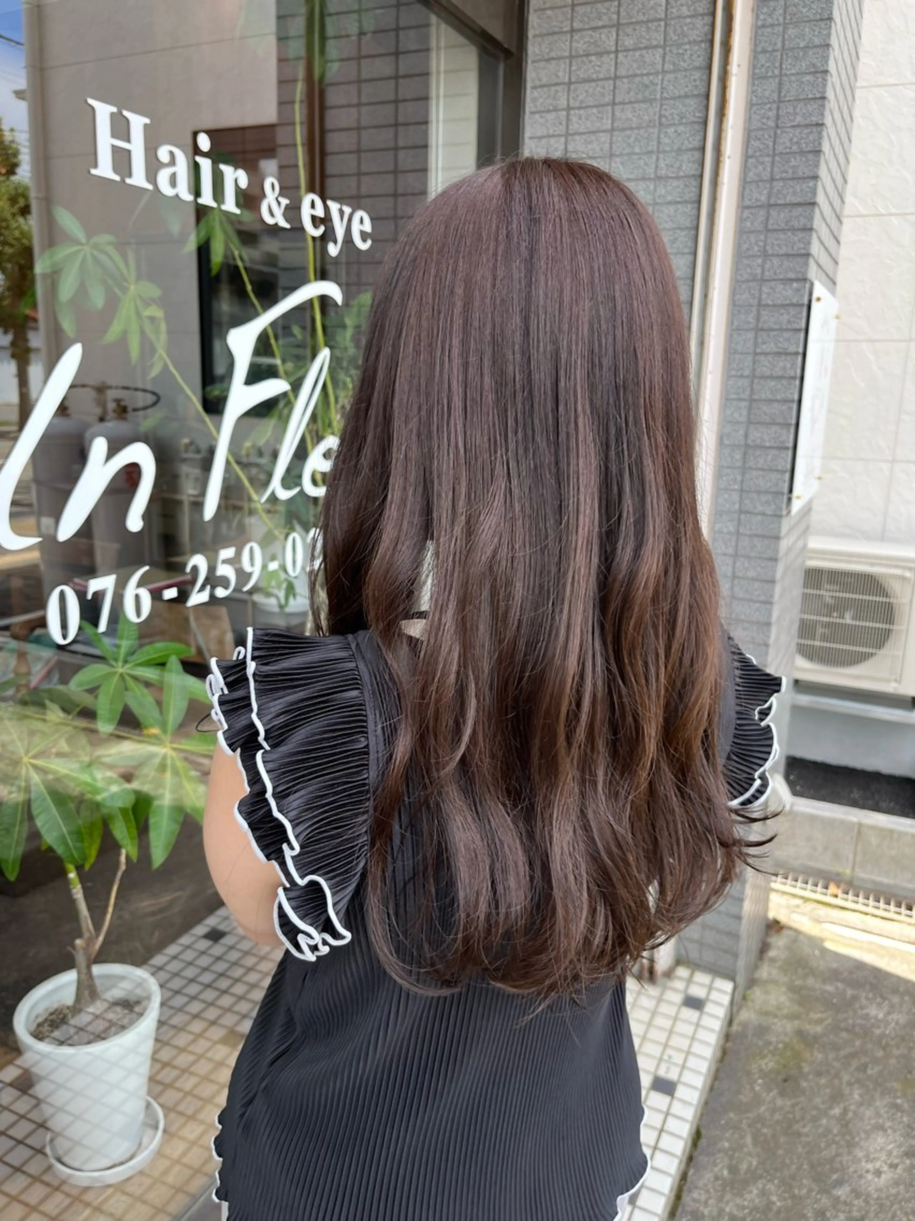 セミロング 立野 希沙のヘアスタイル