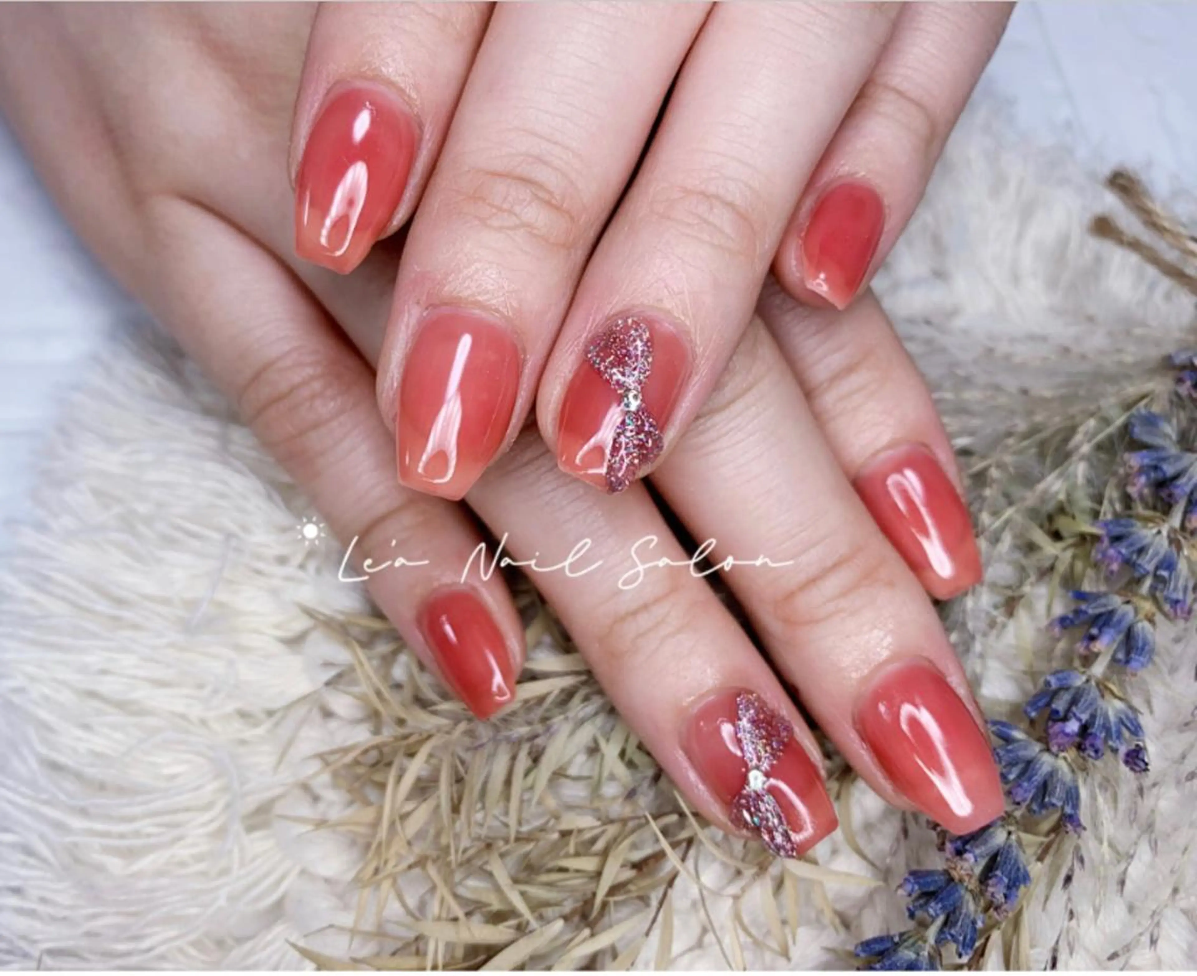 ショート カラー ネイル Le’a NailSalonのネイルデザイン