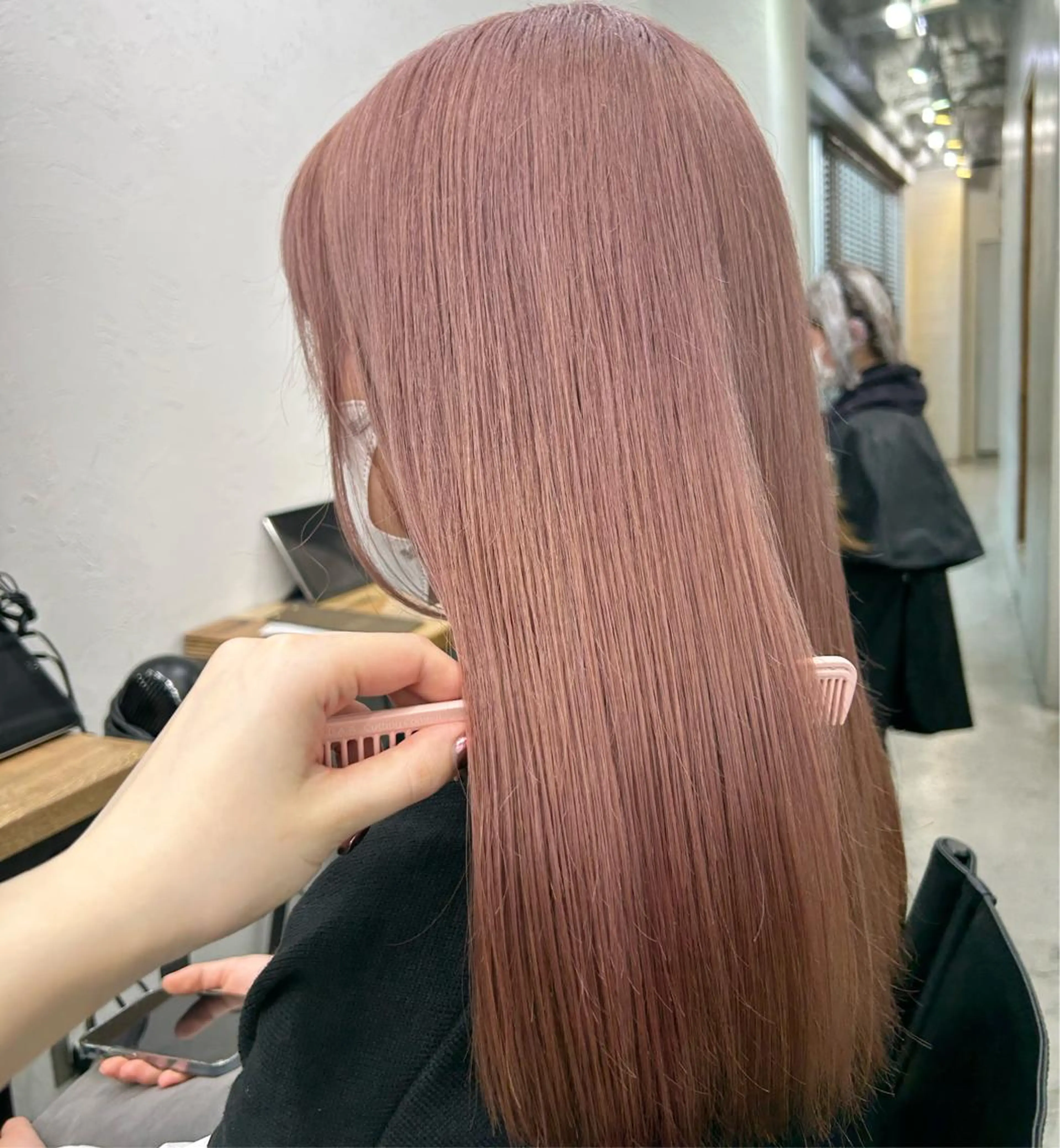 ロング カラー ヘアカラー トリートメント 韓国/ハイトーン/ ボブ🎀MIKU🎀のヘアスタイル