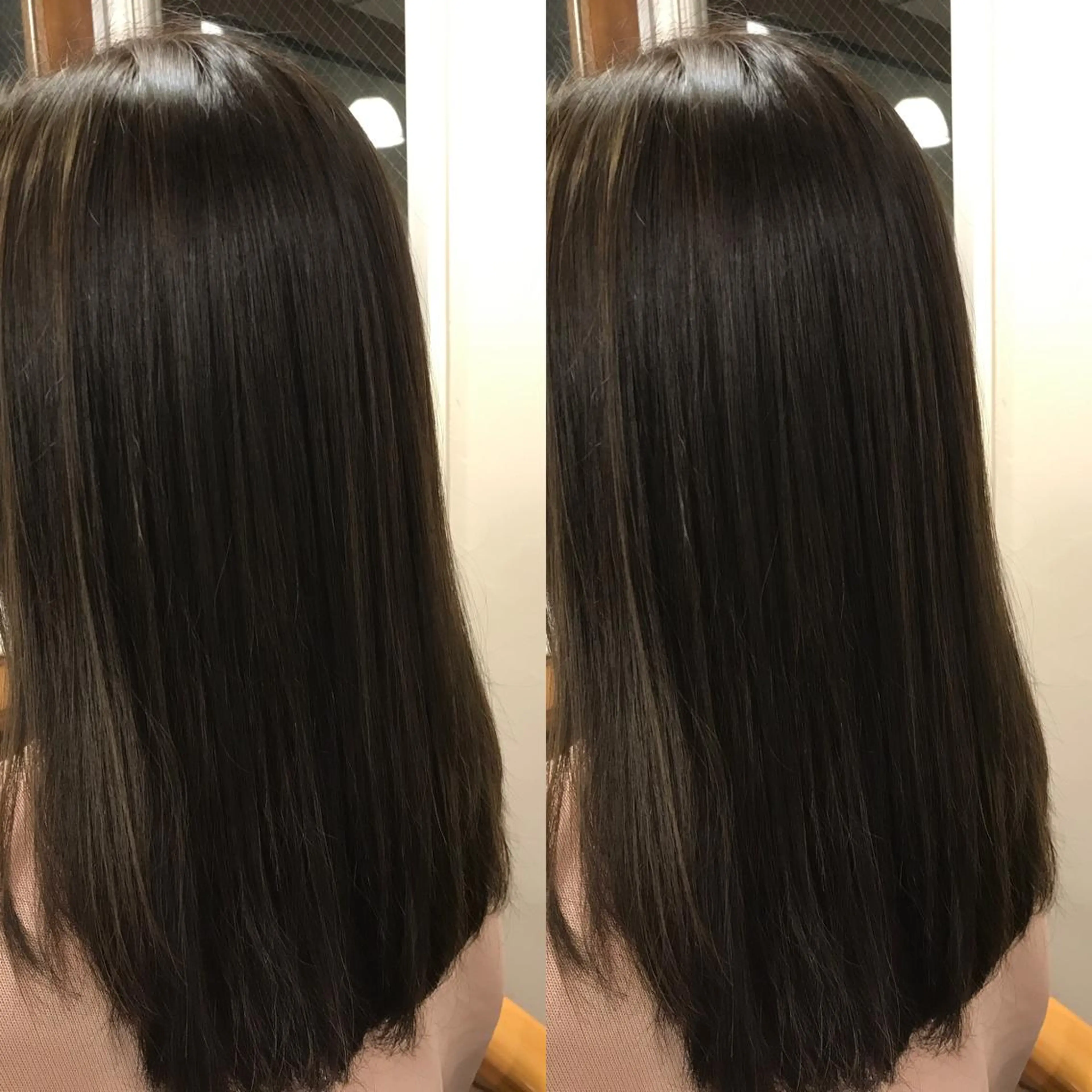 セミロング ハイライト 加藤 泰輔のヘアスタイル