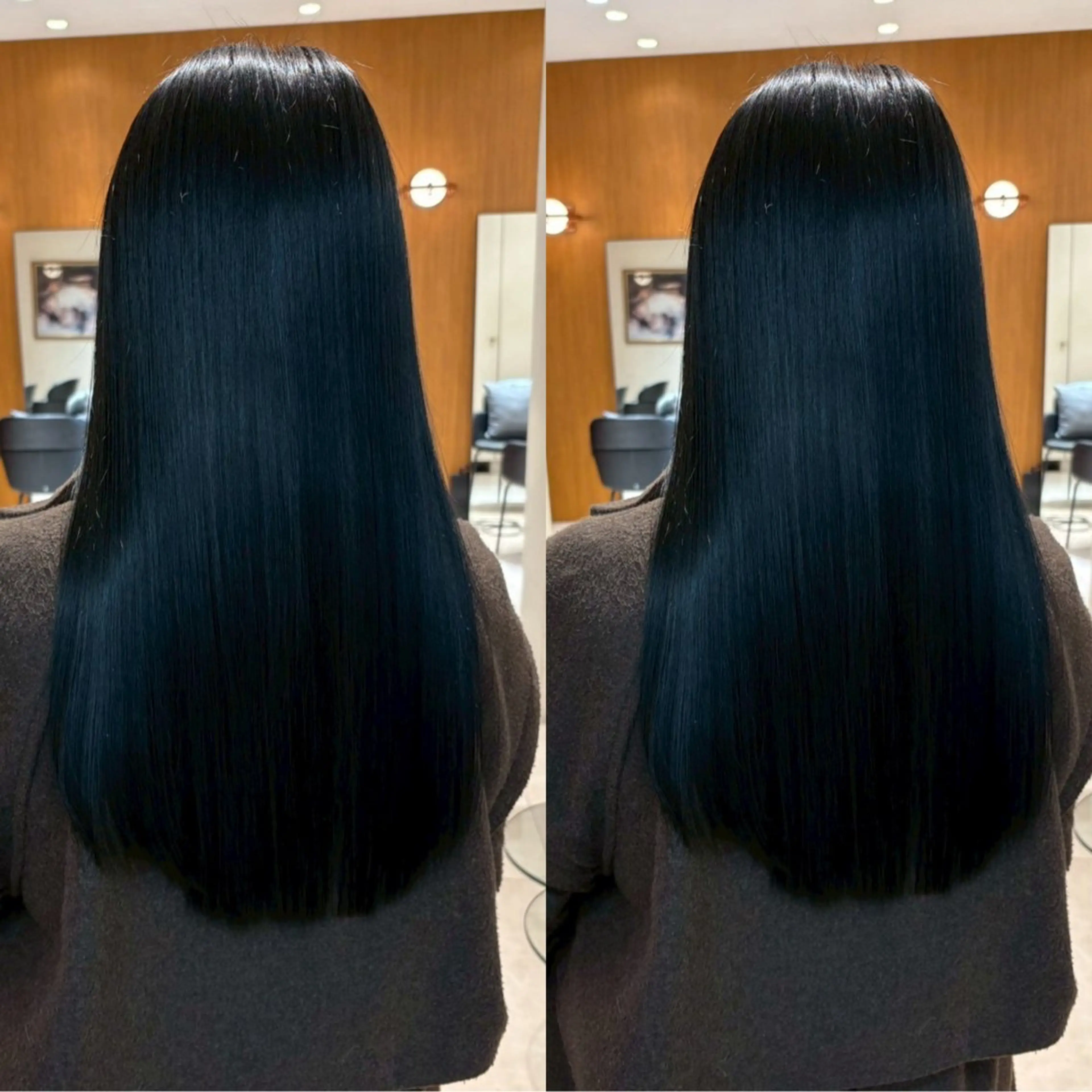 セミロング 髪質改善 縮毛矯正 酸性ストレート 縮毛矯正 酸性ストレート/ ちさとのヘアスタイル