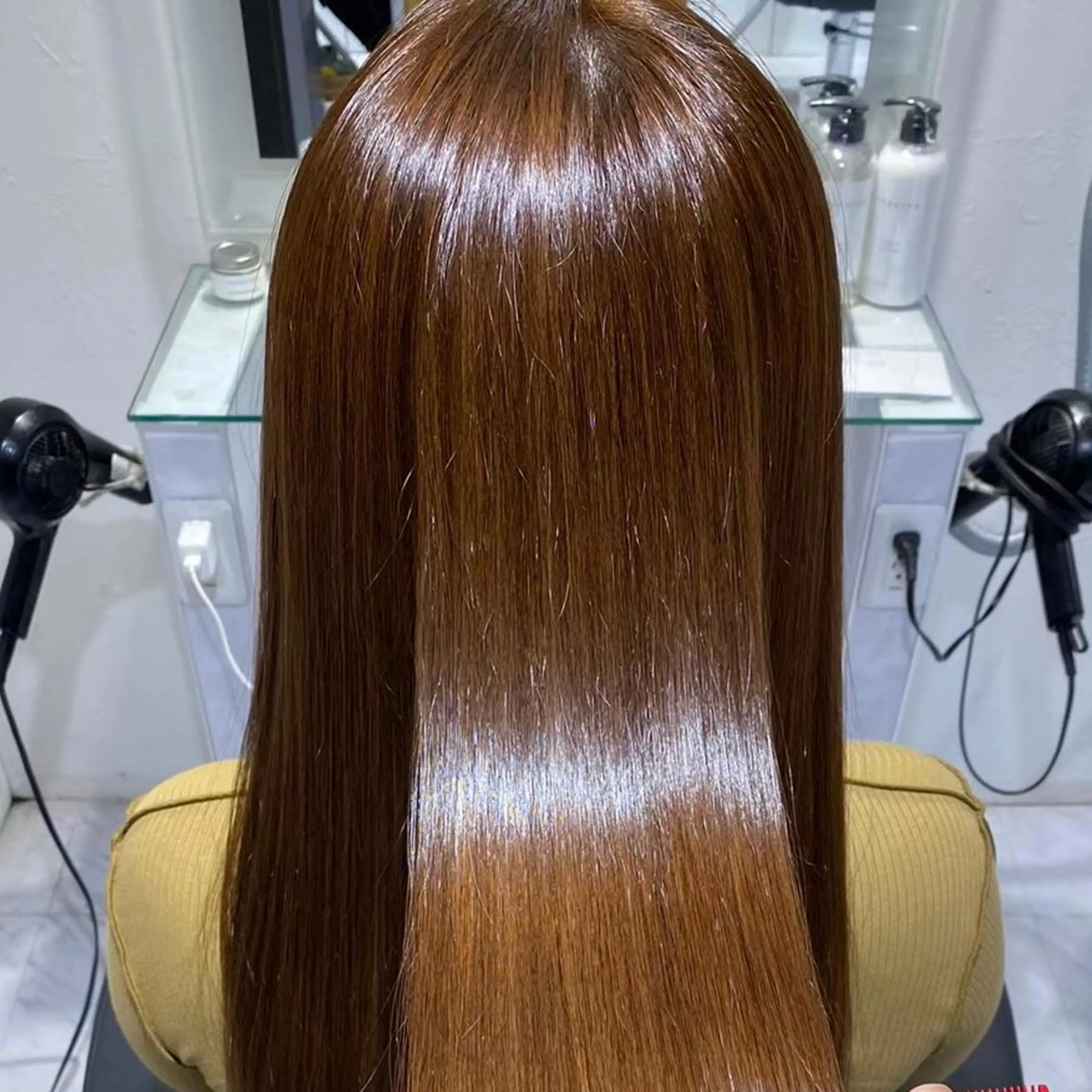 ロング 縮毛矯正 🤍韓国風hair Marina🤍のヘアスタイル