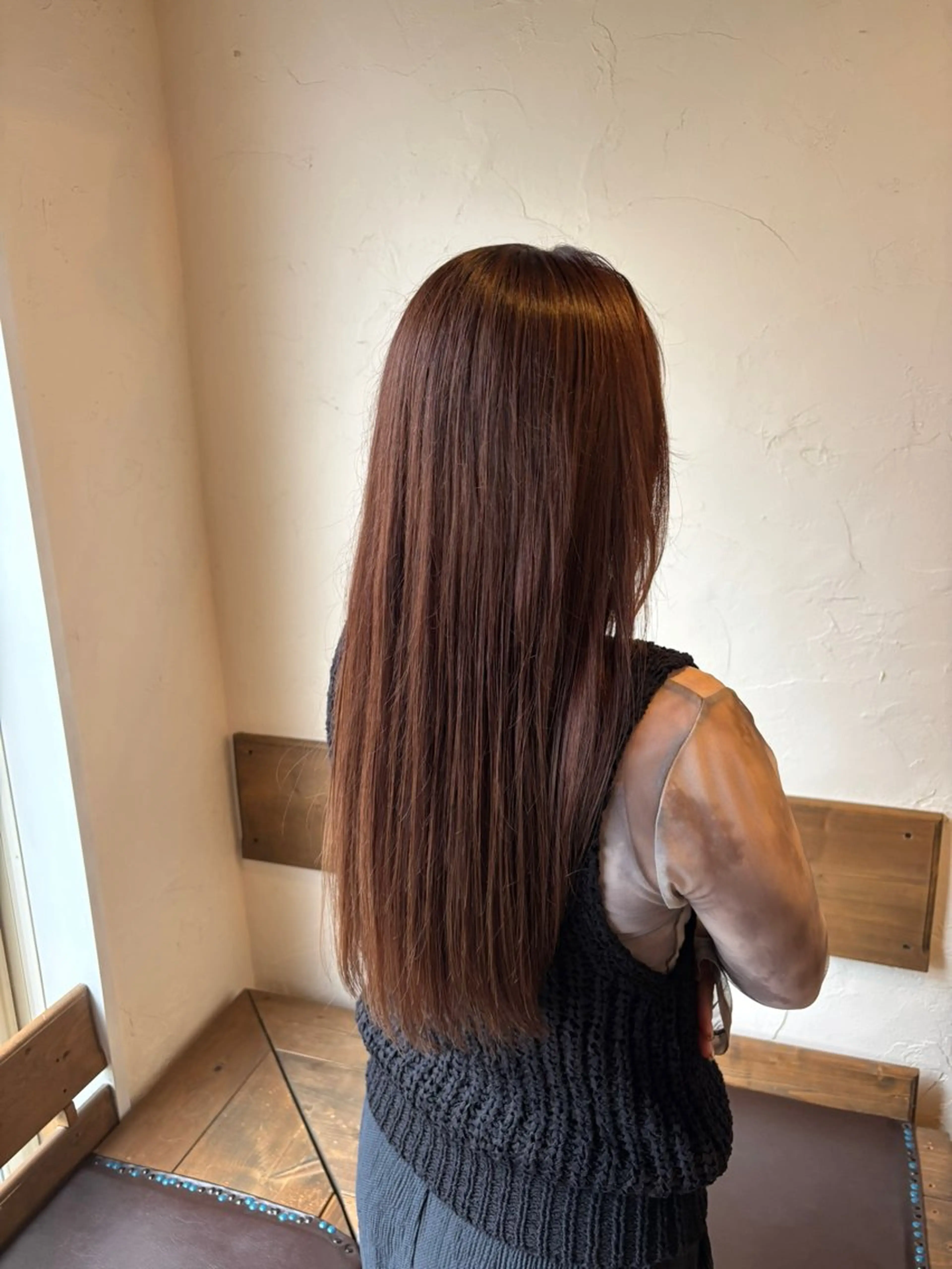 ロング カラー カット ヘアカラー 村瀬 友颯のヘアスタイル