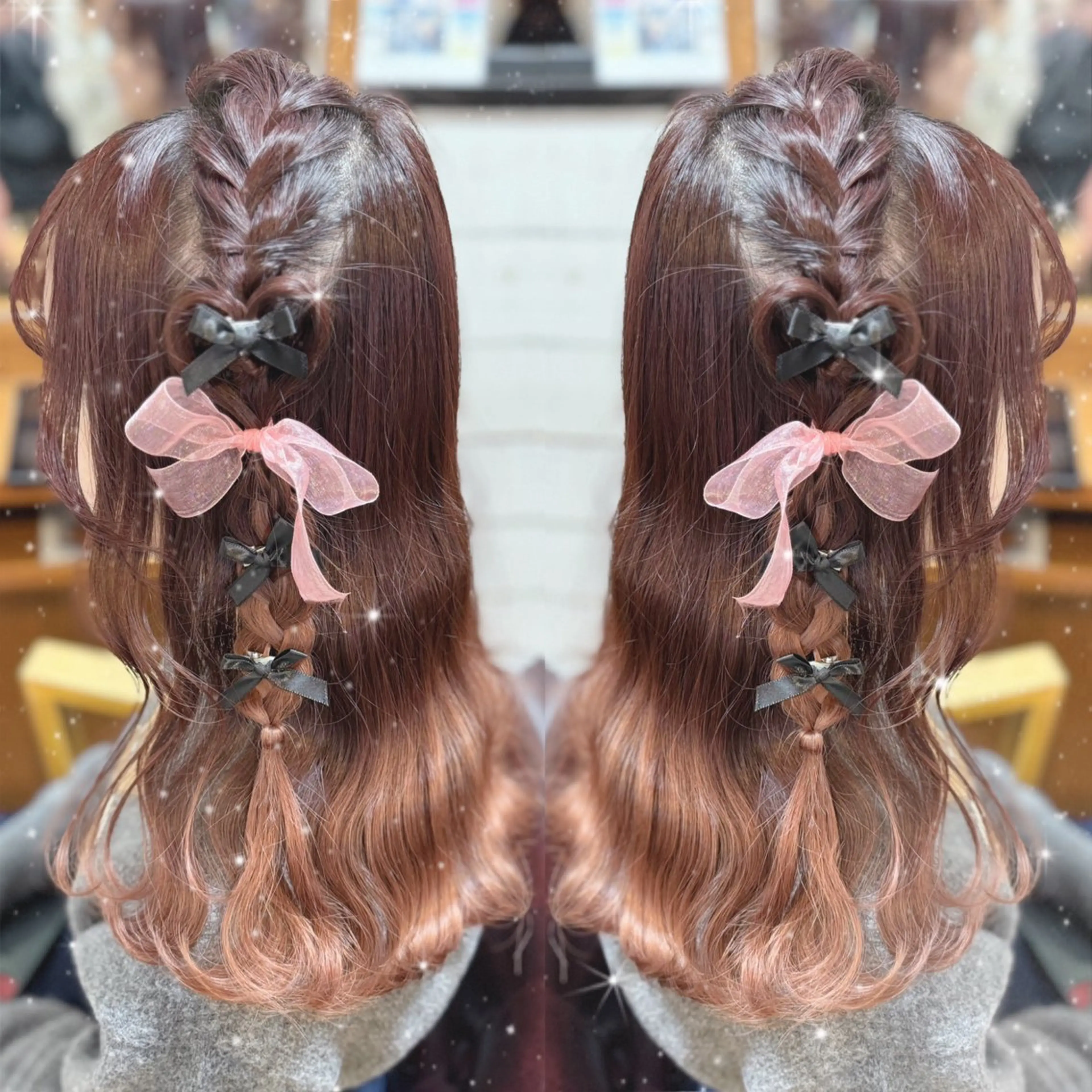 ロング ヘアアレンジ ヘアセット 🐩推し活🐩 FUTABA🍒のヘアスタイル