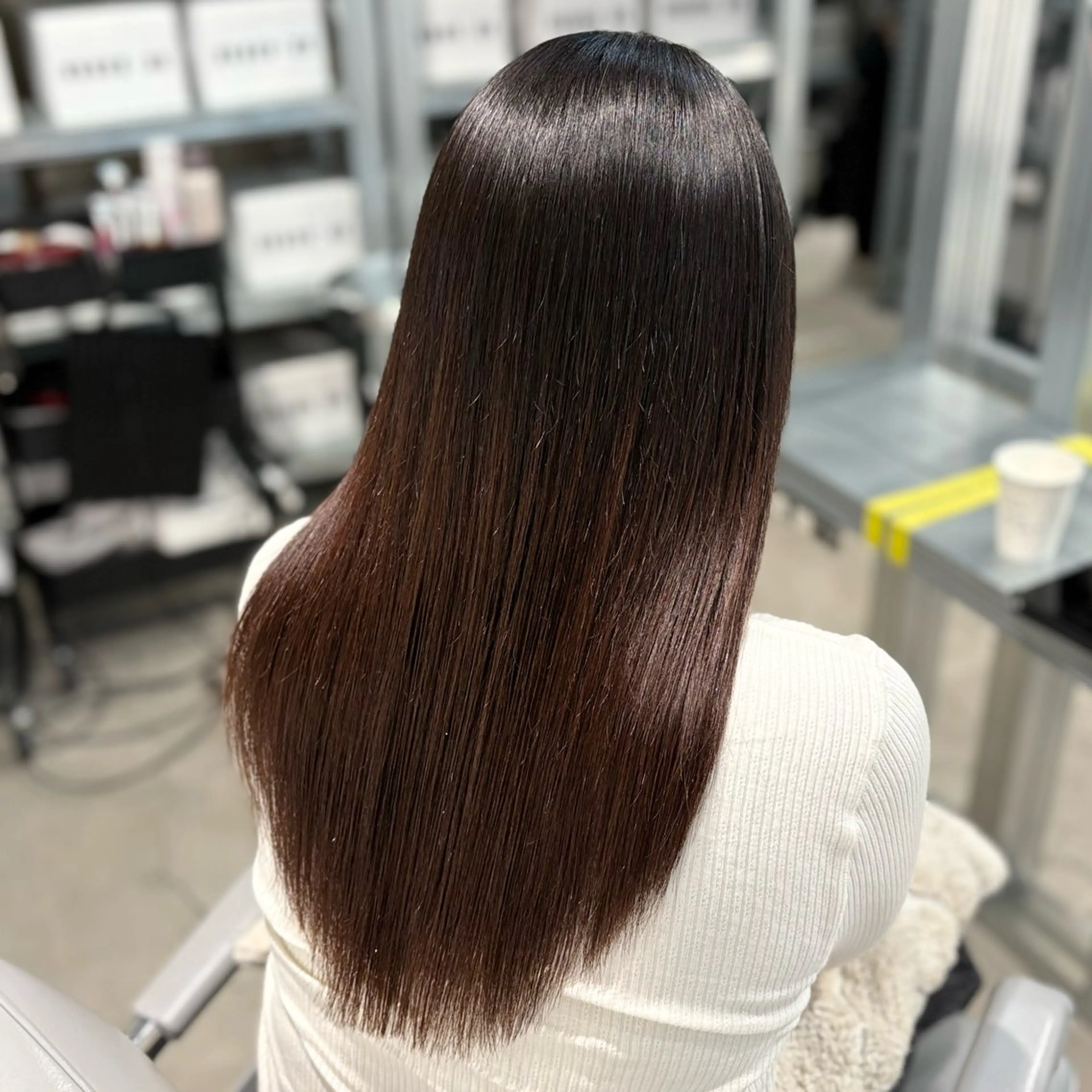 ロング カット 縮毛矯正 ✨縮毛矯正/ボブ✨ 佐藤 さくらのヘアスタイル