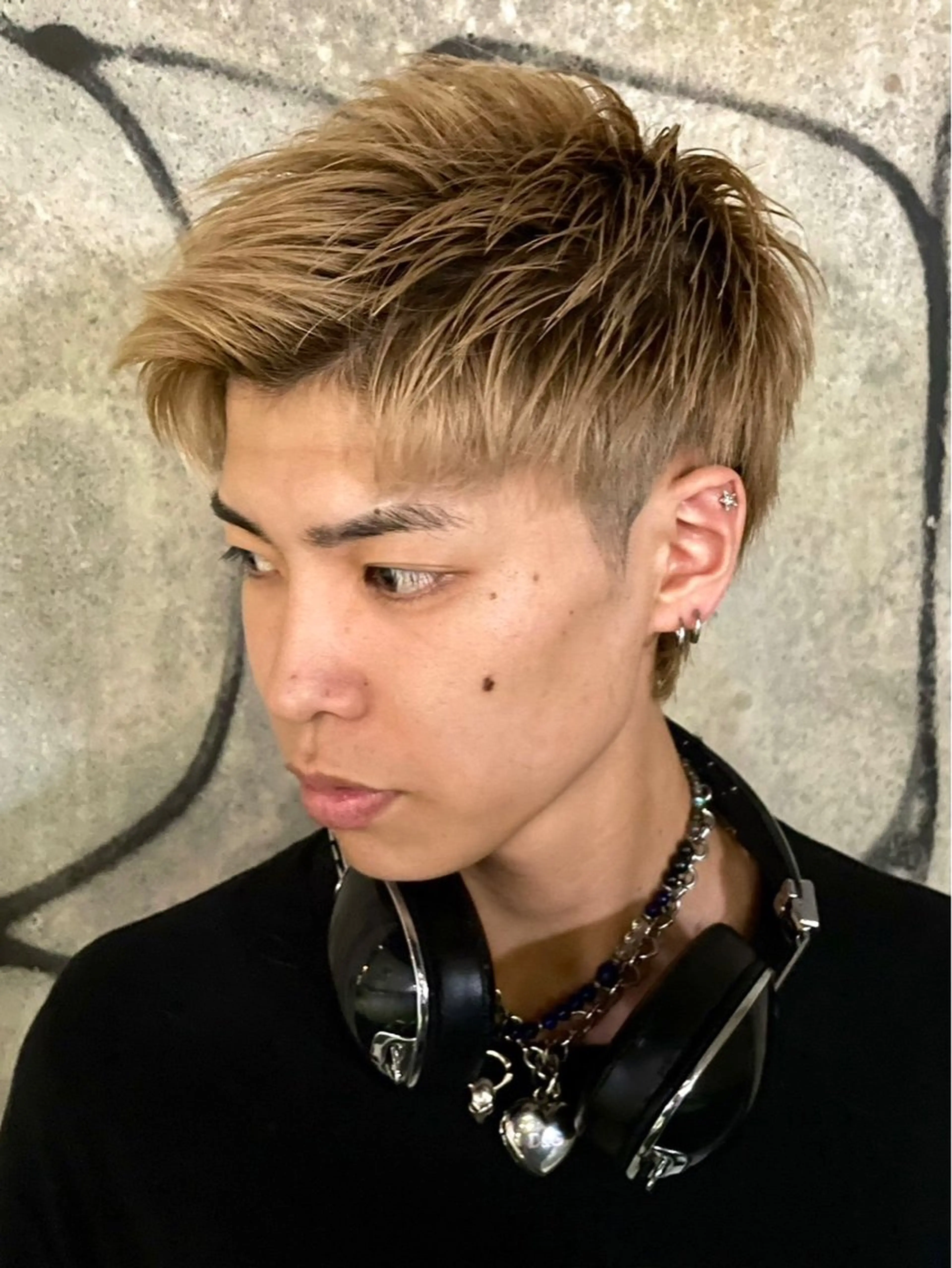 ミディアム 山村 翔馬のヘアスタイル