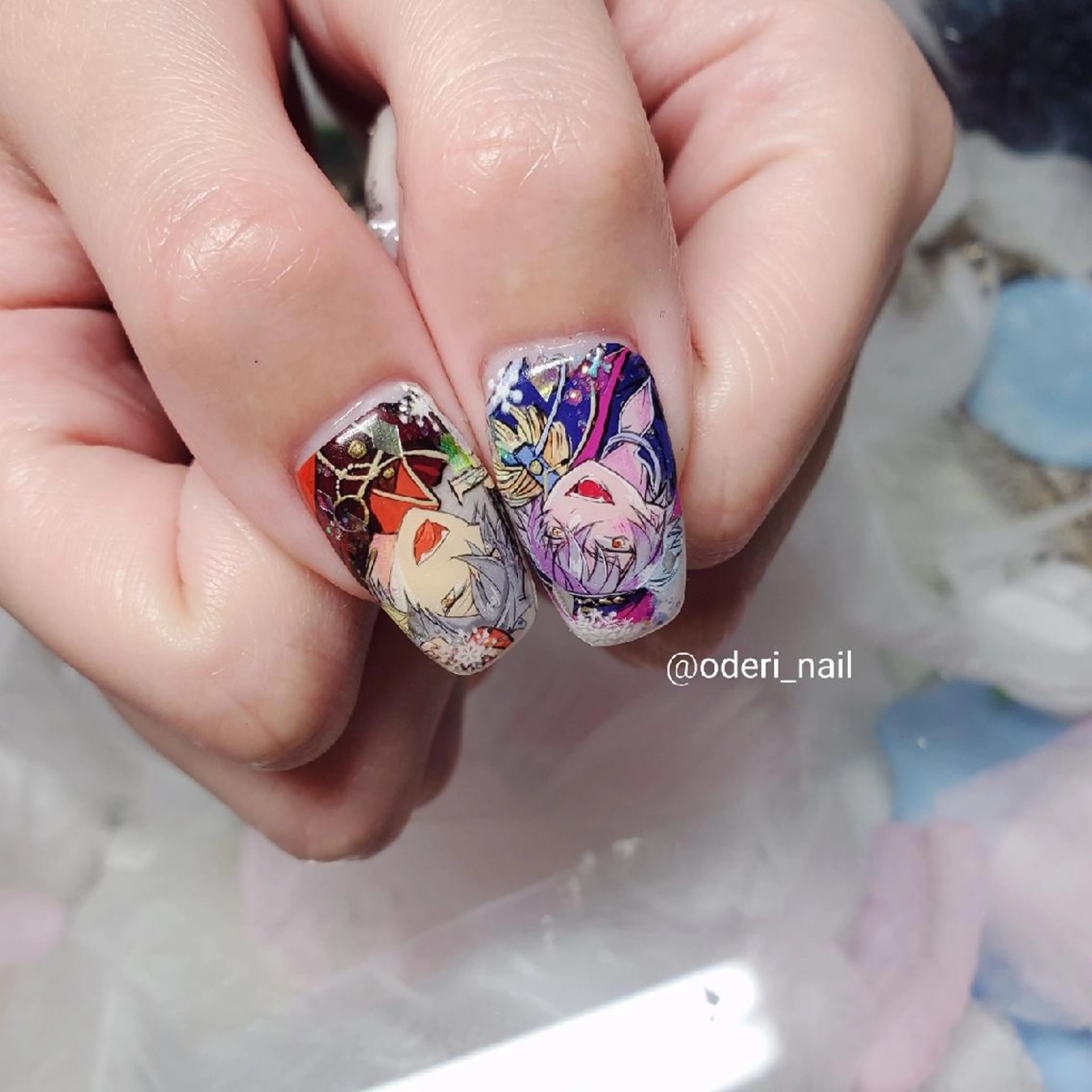 ネイル アートネイル ジェルネイル おで@ oderi_nailのネイルデザイン