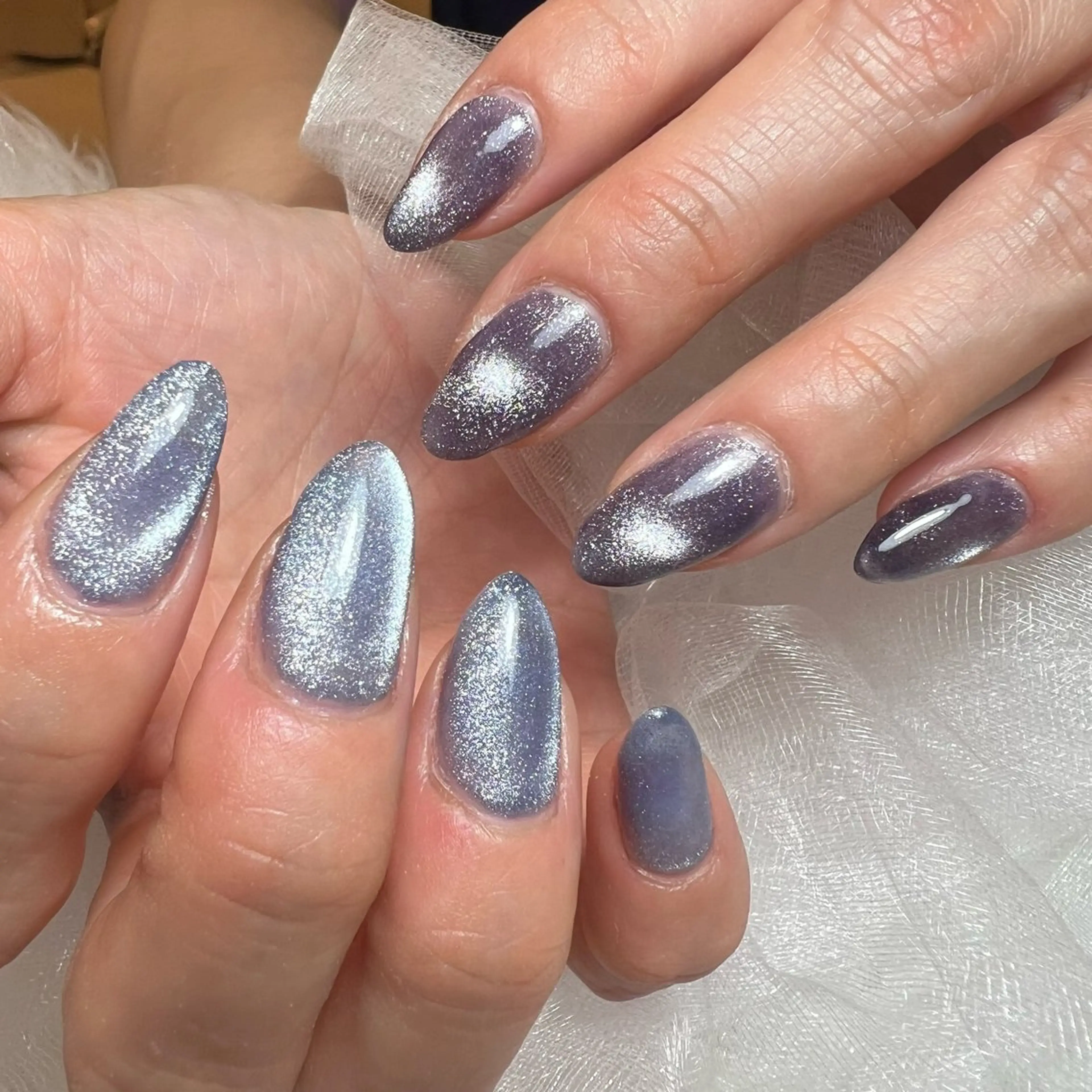 ネイル マグネットネイル ハンドネイル Lilibeauty salonのネイルデザイン