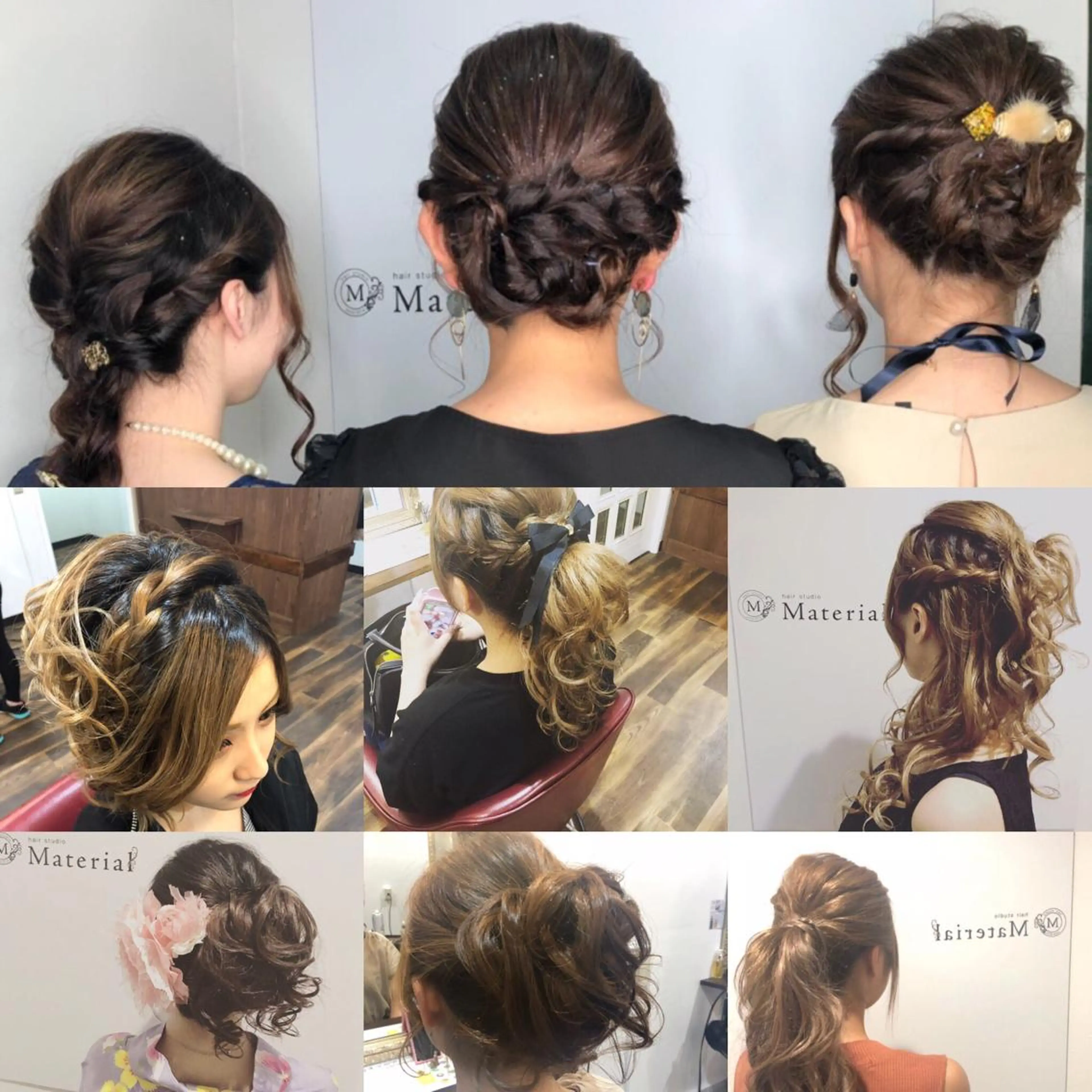 ヘアアレンジ ヘアセット マテリアル 中央駅店のヘアスタイル