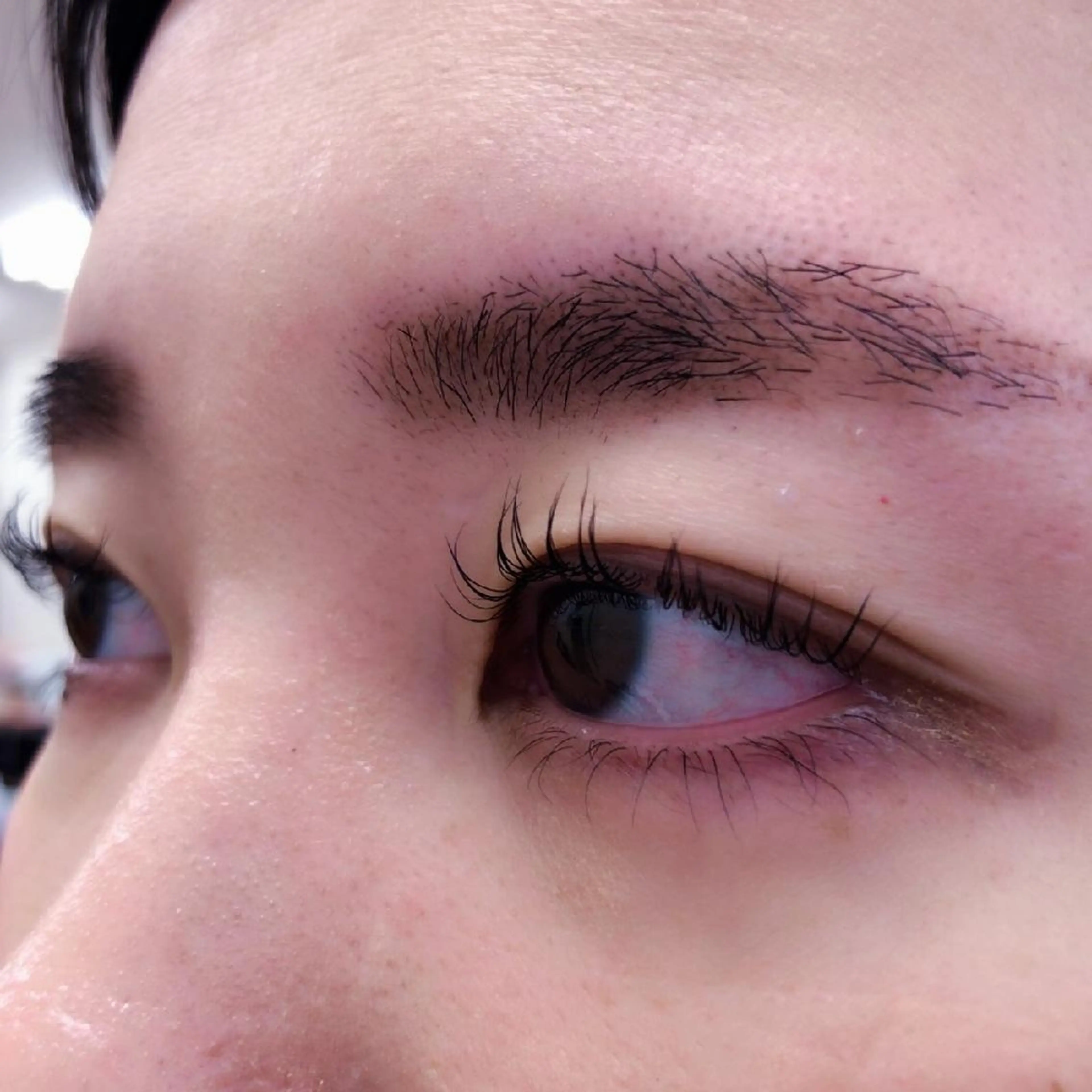 マツエク・マツパ 付け放題 フラットラッシュ 下まつげエクステ 一重×まつ毛パーマ ボリュームラッシュ 吉岡 ゆうなのマツエク・マツパデザイン