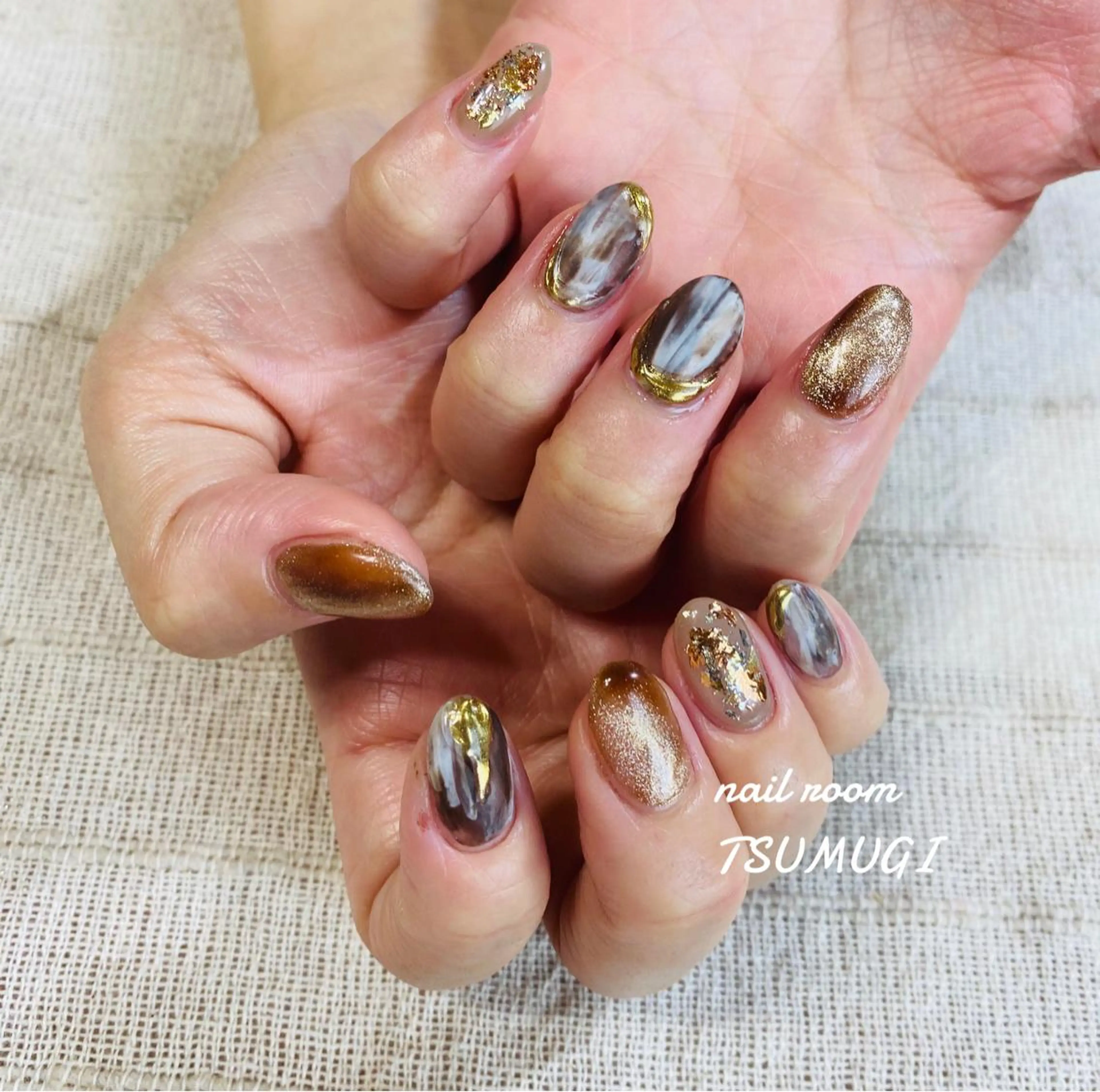 ネイル ハンドネイル nailroom TSUMUGIのネイルデザイン