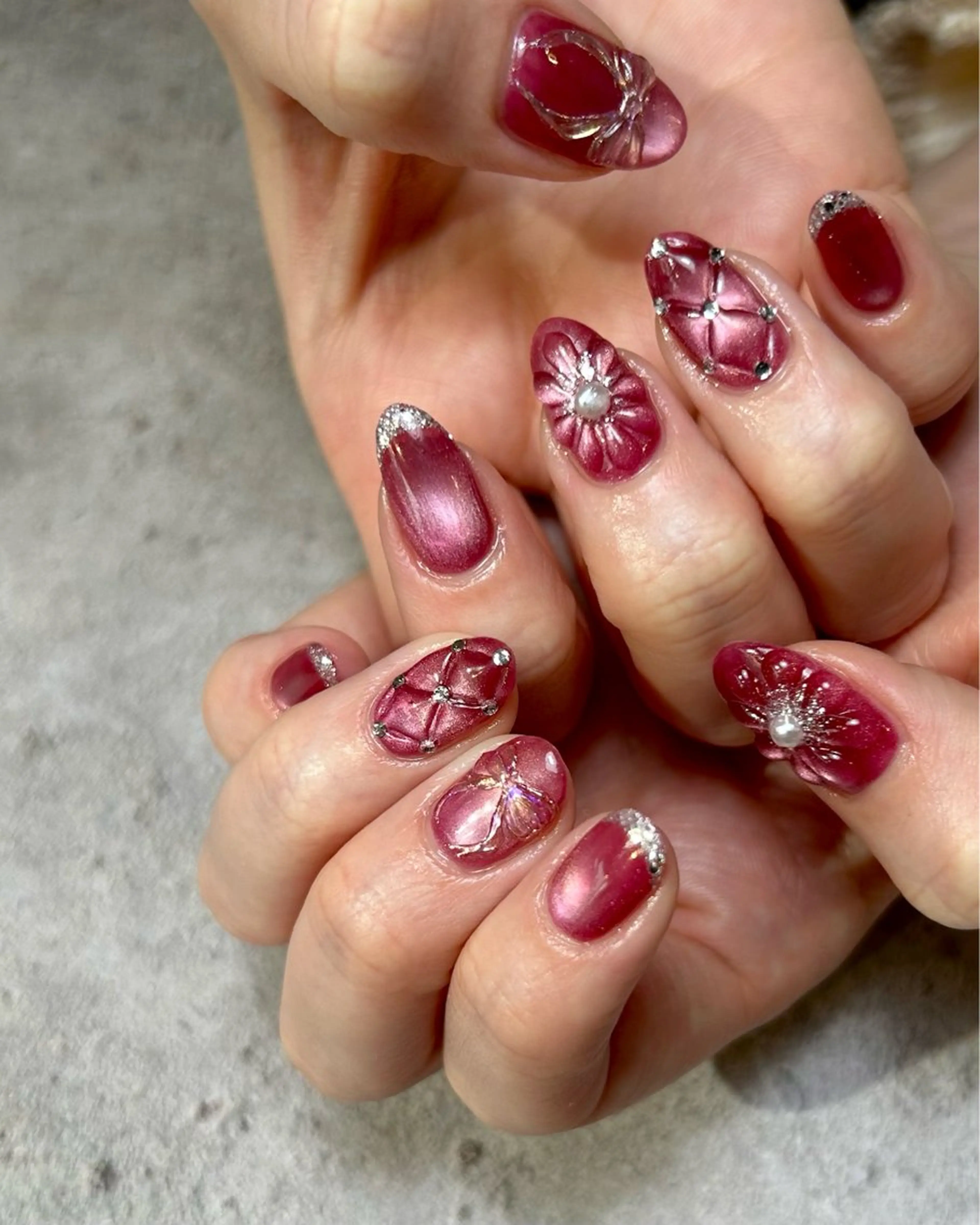 ネイル 持ち込み ハンドネイル Reflection marikoのネイルデザイン