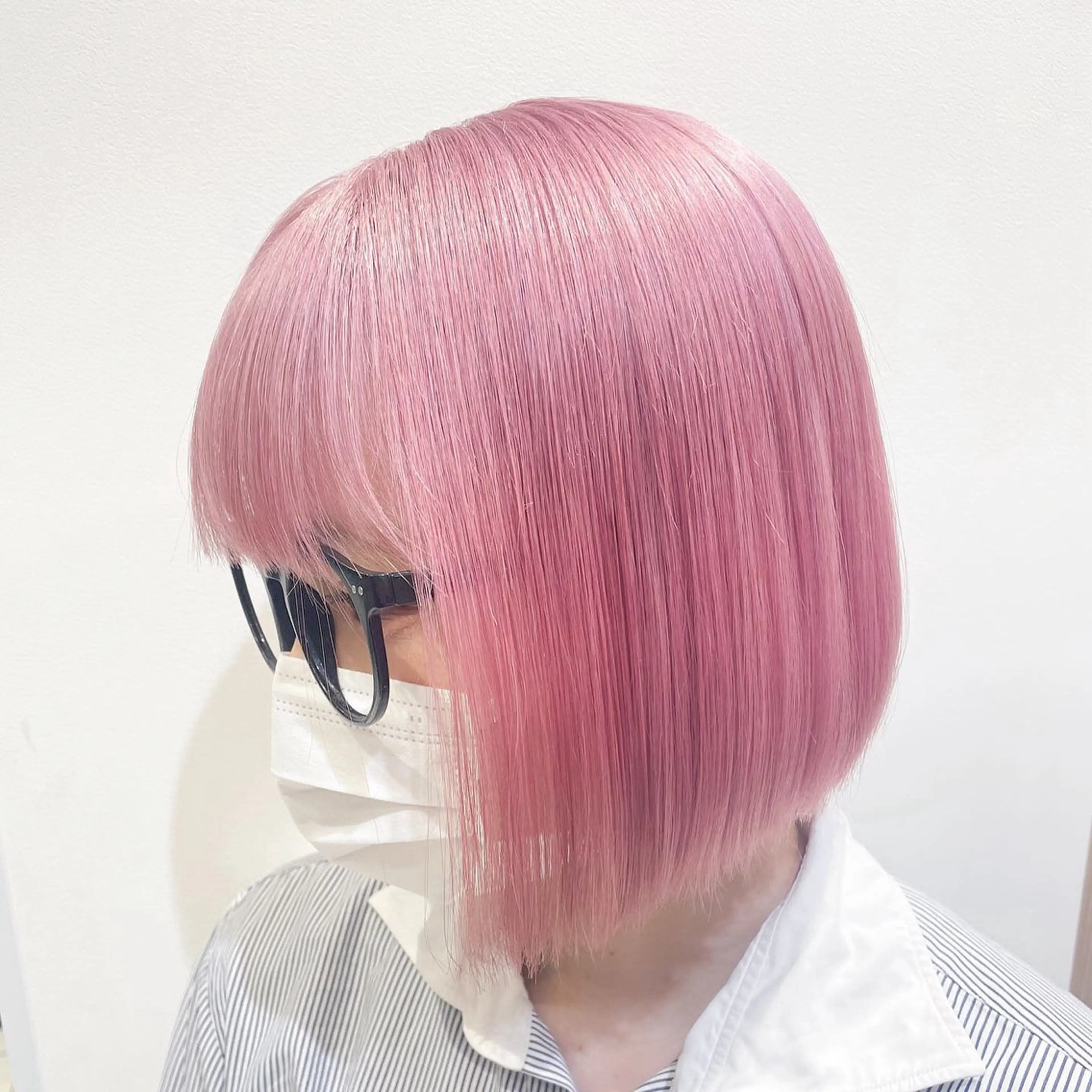 カラー 長尾菜々美🐰 ／ハイトーンカラーのヘアスタイル