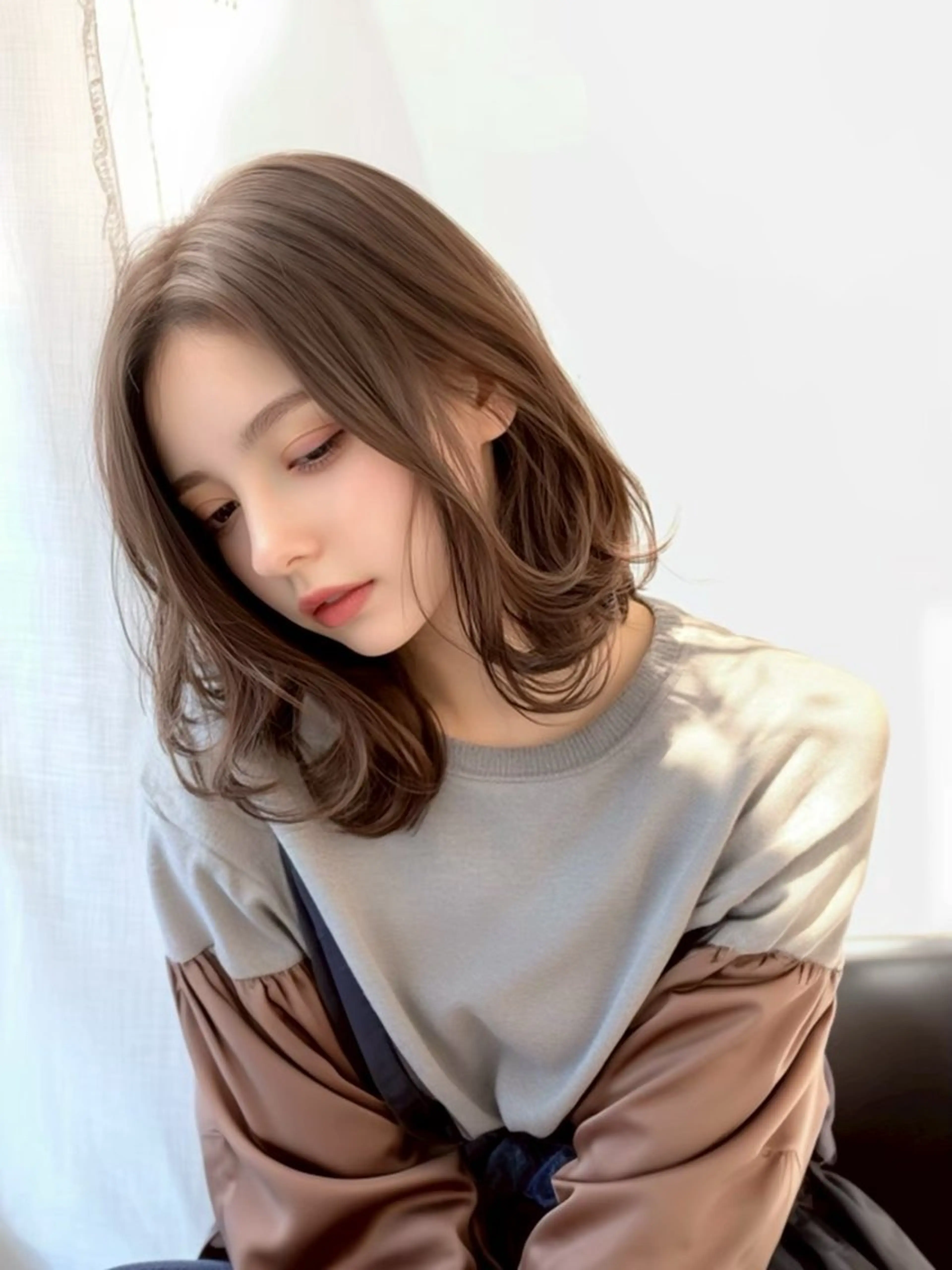 ミディアム 小栗 柊翔のヘアスタイル